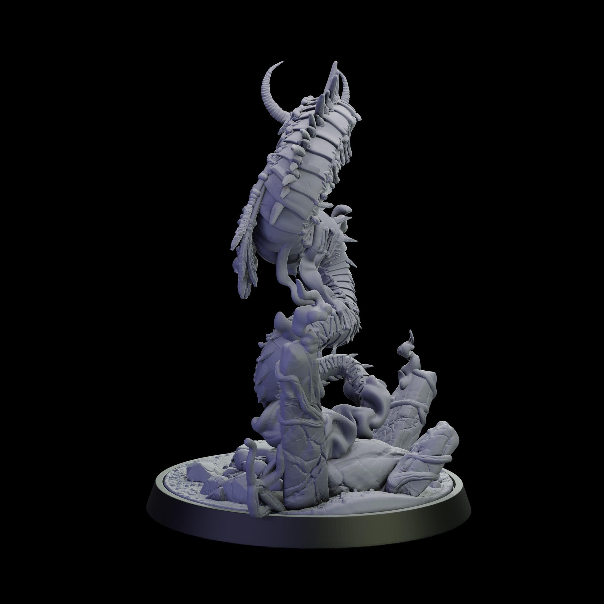 DOR Crimson Ascendant Miniature (6 Variations) - 28mm / 32mm / 36mm - Cosmondo - Unpainted Resin Printed Figure for TTRPGs and Wargaming