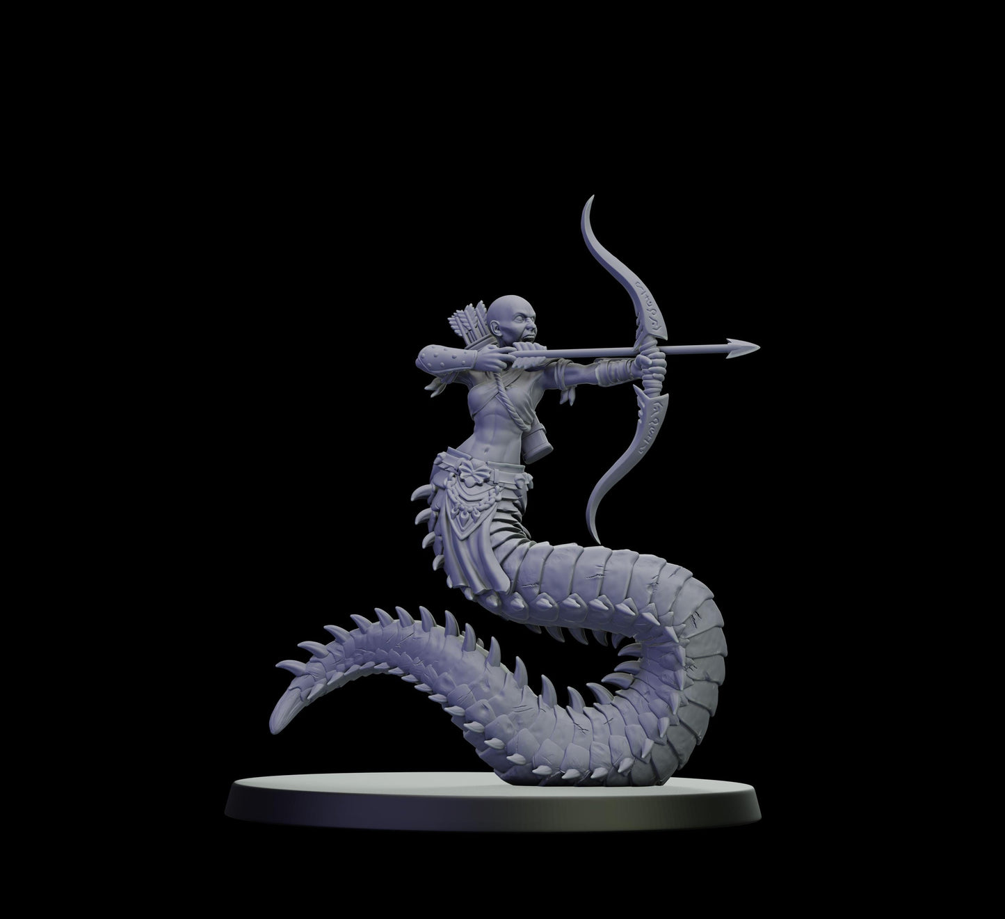 DOR Lunaspine Oracle Miniature (6 Variations) - 28mm / 32mm / 36mm - Cosmondo - Unpainted Resin Printed Figure for TTRPGs and Wargaming
