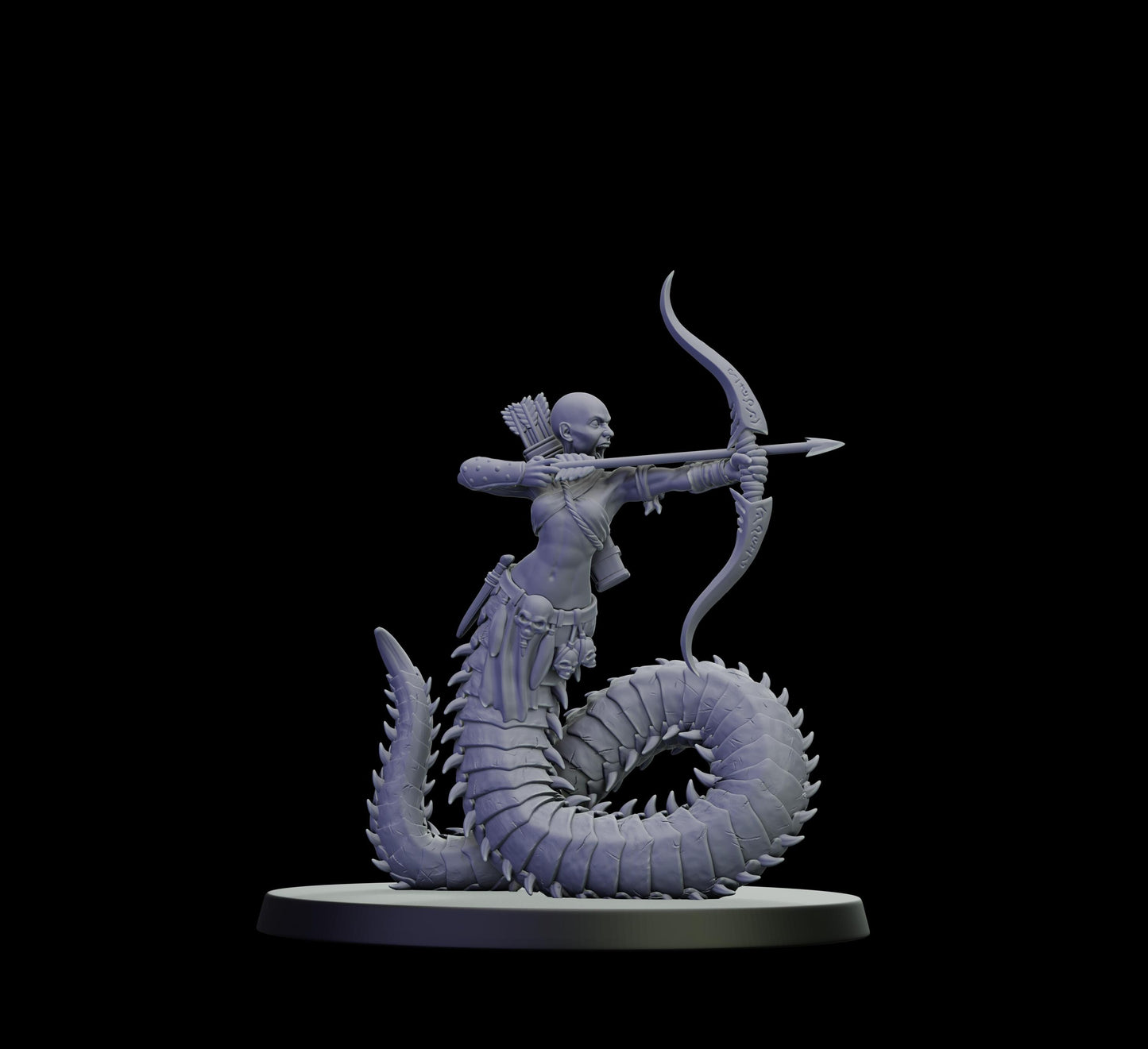 DOR Lunaspine Oracle Miniature (6 Variations) - 28mm / 32mm / 36mm - Cosmondo - Unpainted Resin Printed Figure for TTRPGs and Wargaming