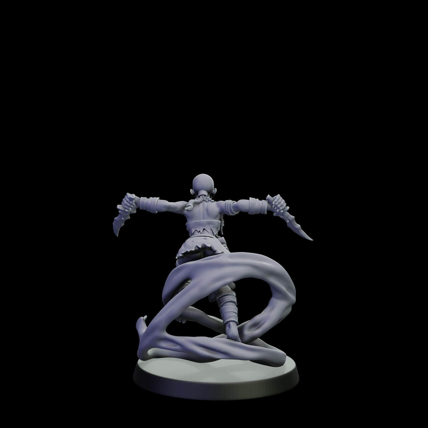 DOR Shadowblood Miniature (6 Variations) - 28mm / 32mm / 36mm - Cosmondo - Unpainted Resin Printed Figure for TTRPGs and Wargaming