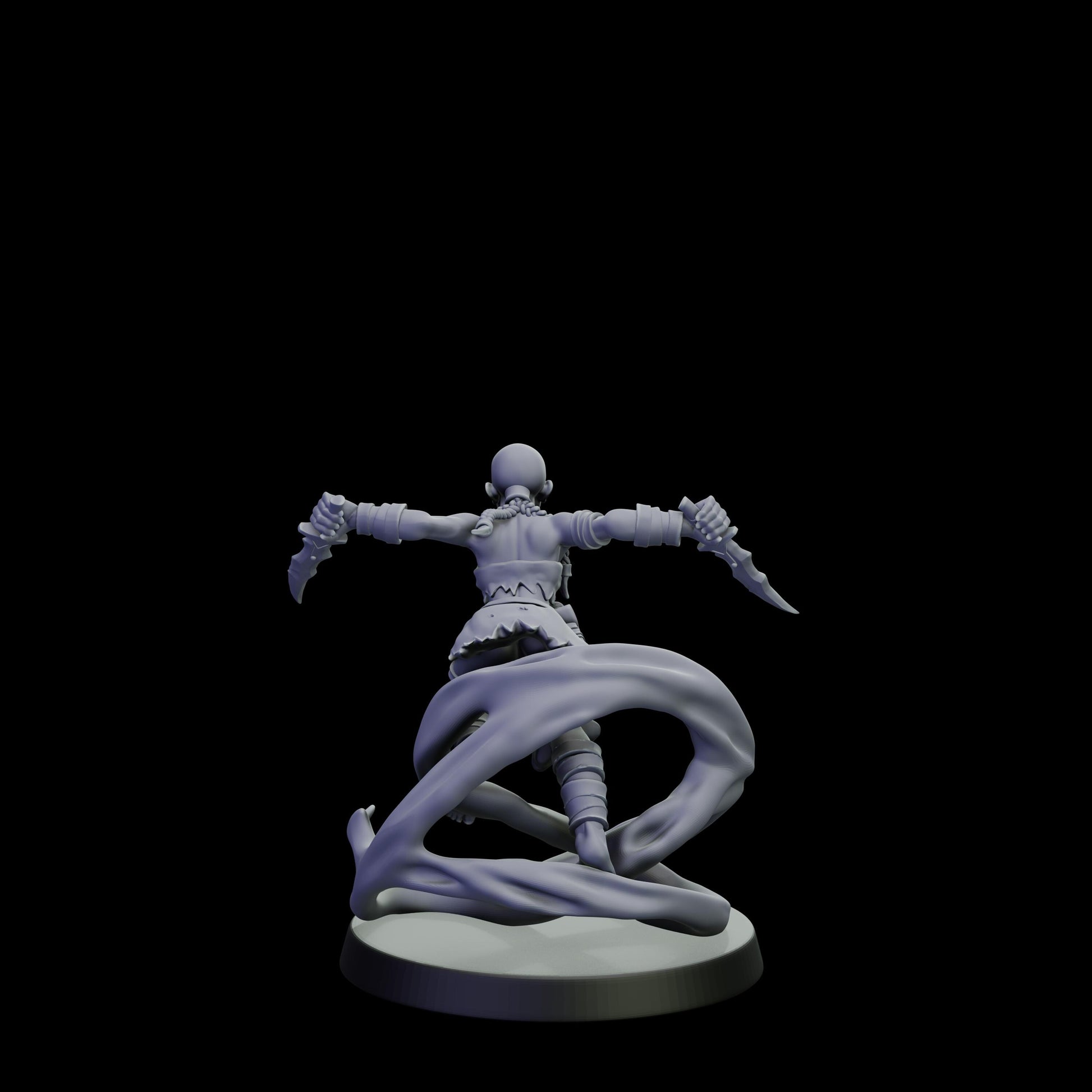 DOR Shadowblood Miniature (6 Variations) - 28mm / 32mm / 36mm - Cosmondo - Unpainted Resin Printed Figure for TTRPGs and Wargaming