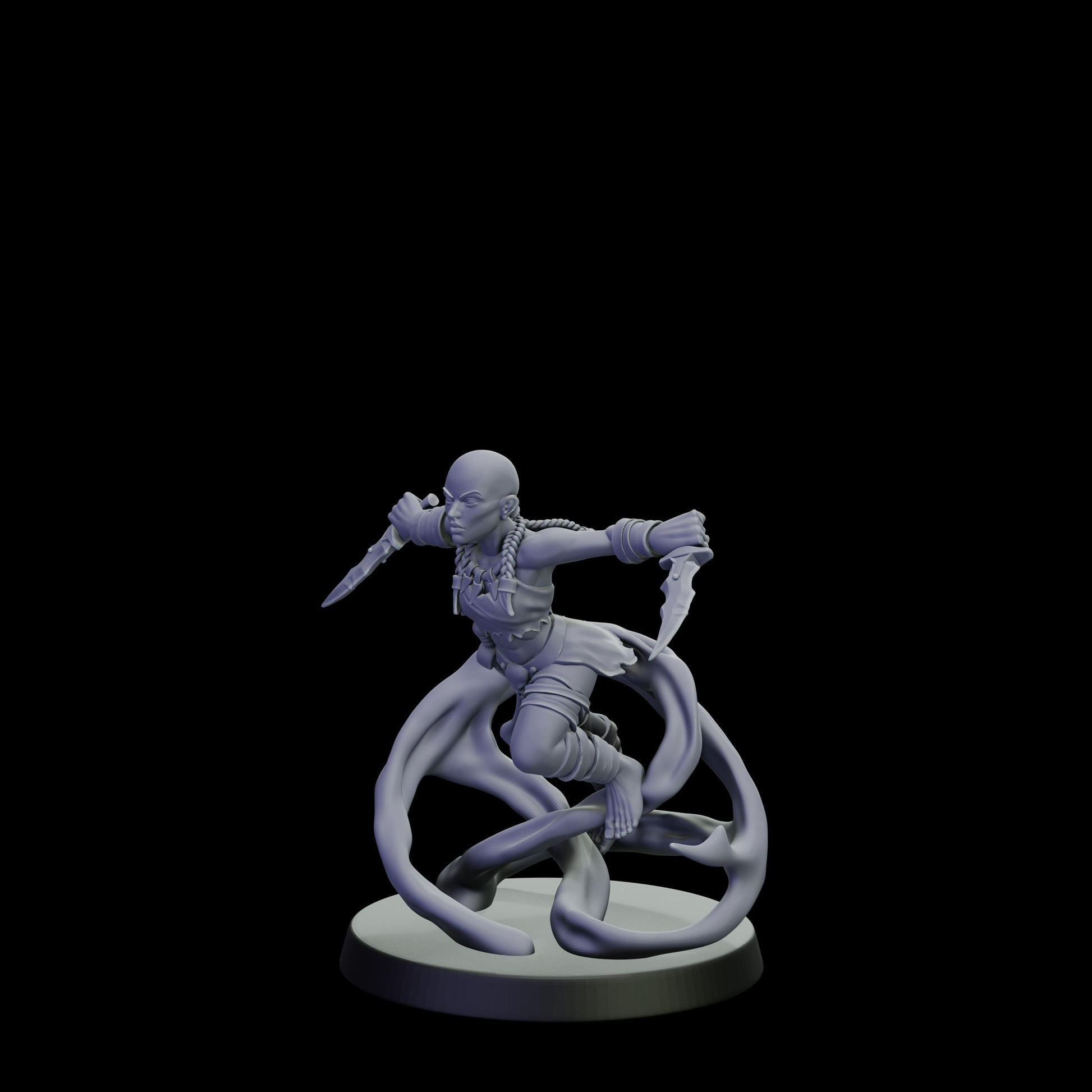 DOR Shadowblood Miniature (6 Variations) - 28mm / 32mm / 36mm - Cosmondo - Unpainted Resin Printed Figure for TTRPGs and Wargaming