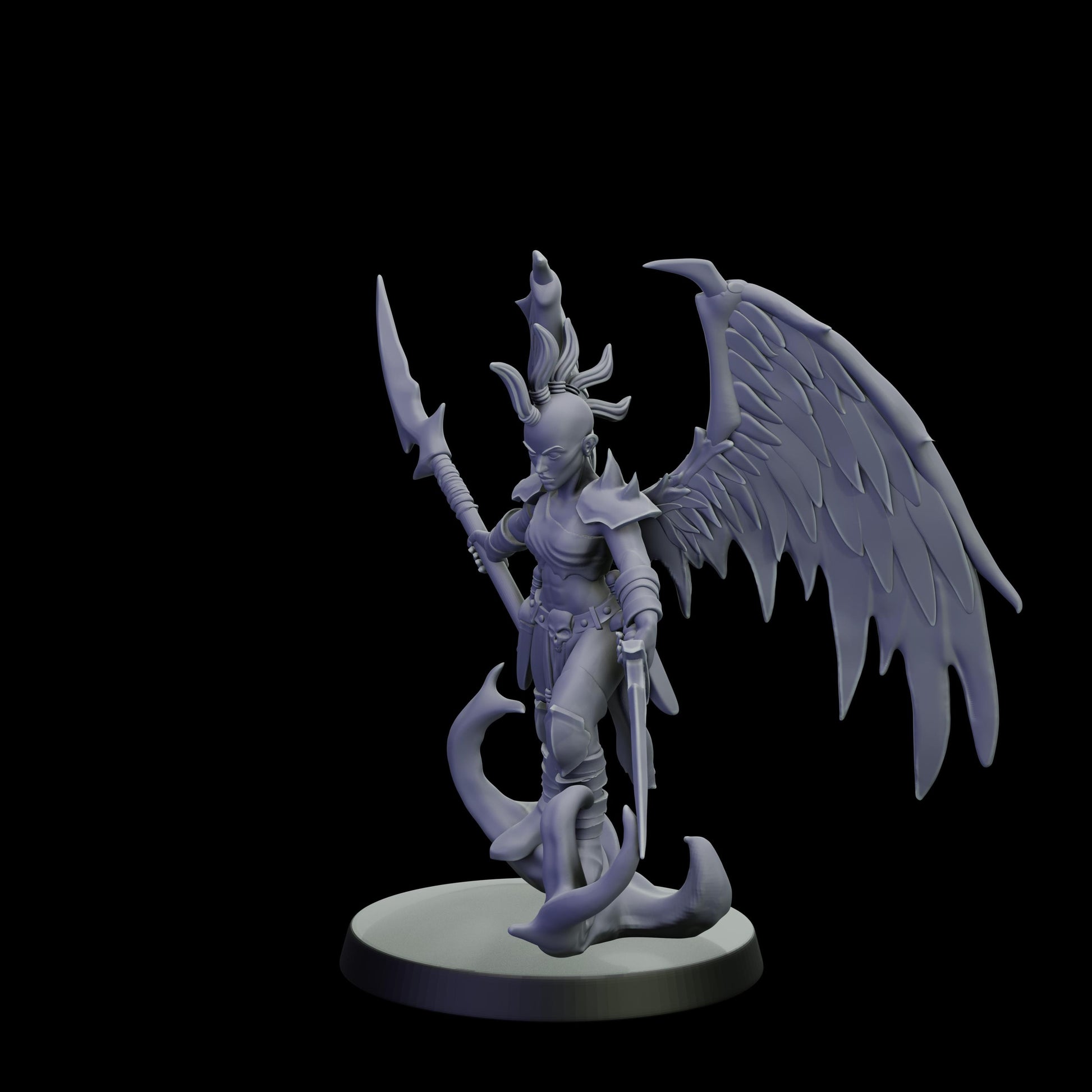 DOR Shadowblood Miniature (6 Variations) - 28mm / 32mm / 36mm - Cosmondo - Unpainted Resin Printed Figure for TTRPGs and Wargaming