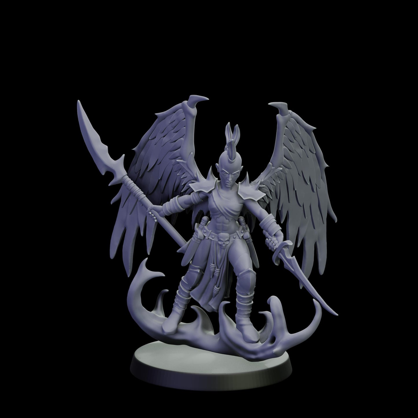 DOR Shadowblood Miniature (6 Variations) - 28mm / 32mm / 36mm - Cosmondo - Unpainted Resin Printed Figure for TTRPGs and Wargaming