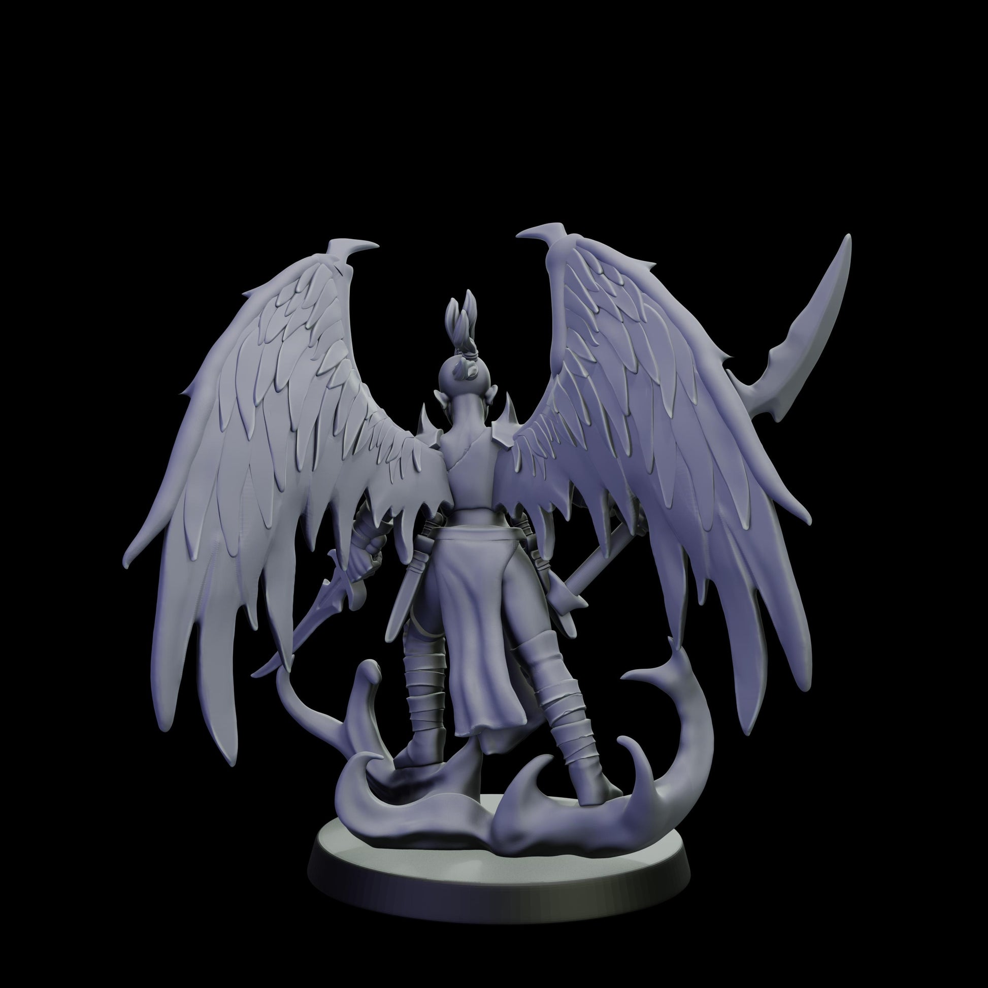 DOR Shadowblood Miniature (6 Variations) - 28mm / 32mm / 36mm - Cosmondo - Unpainted Resin Printed Figure for TTRPGs and Wargaming