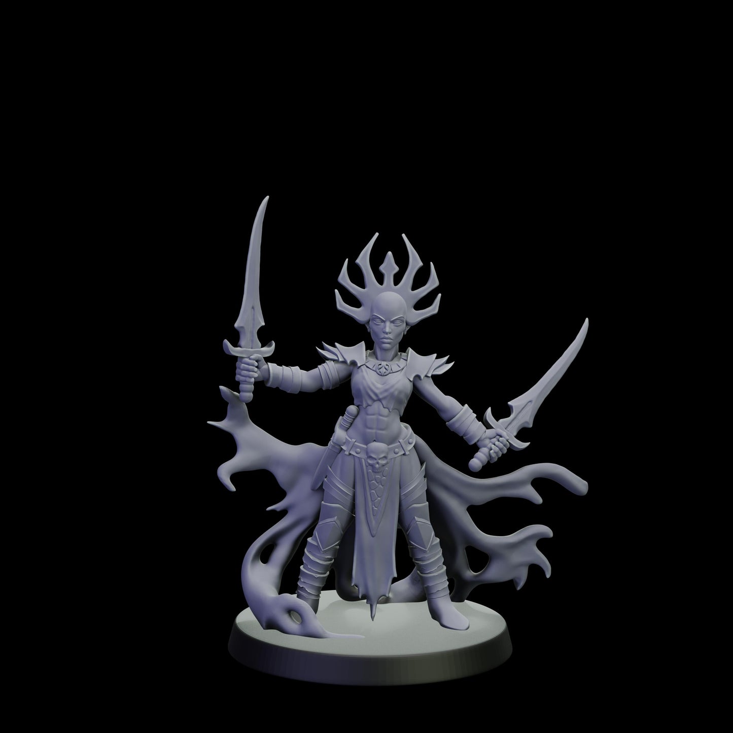 DOR Shadowblood Miniature (6 Variations) - 28mm / 32mm / 36mm - Cosmondo - Unpainted Resin Printed Figure for TTRPGs and Wargaming