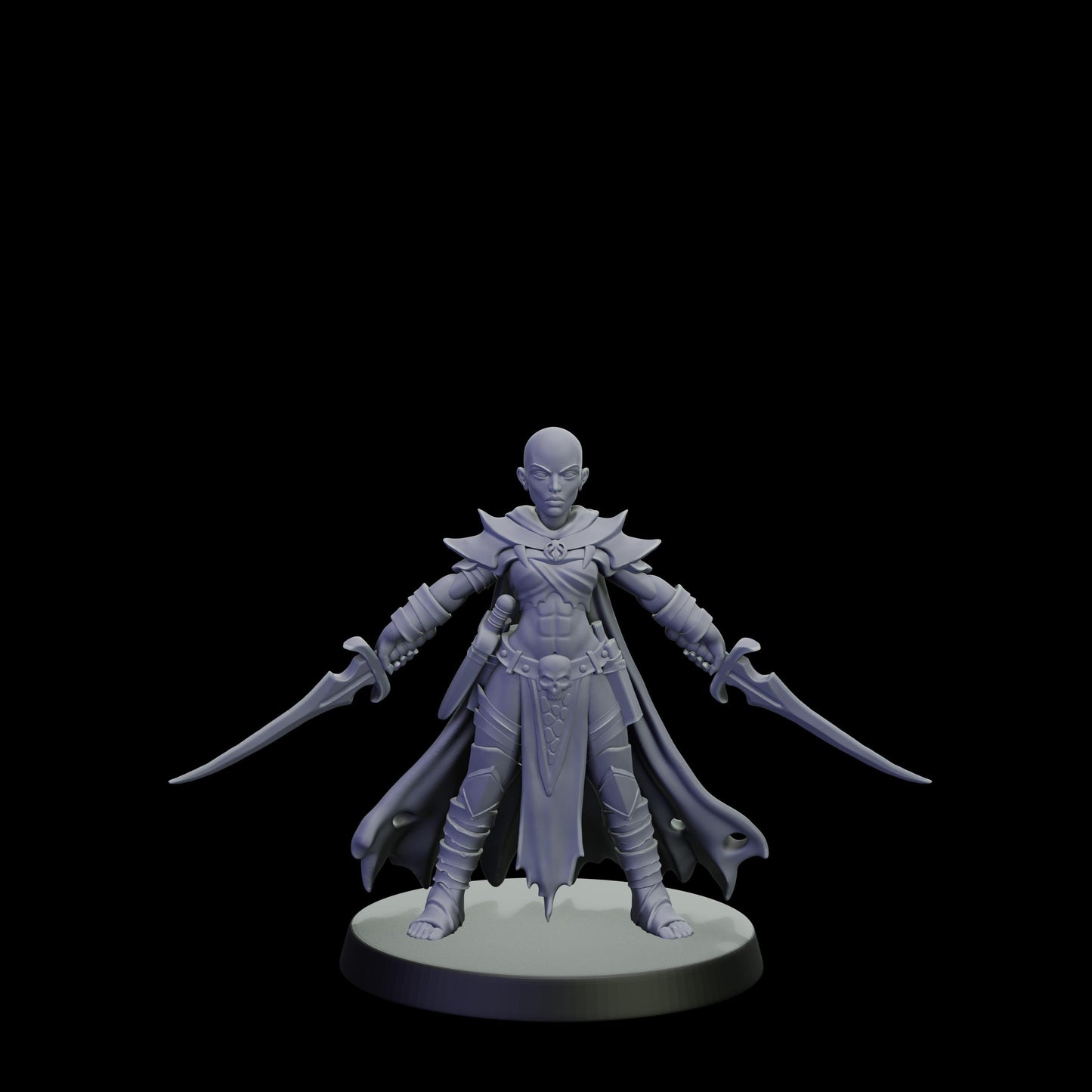 DOR Shadowblood Miniature (6 Variations) - 28mm / 32mm / 36mm - Cosmondo - Unpainted Resin Printed Figure for TTRPGs and Wargaming
