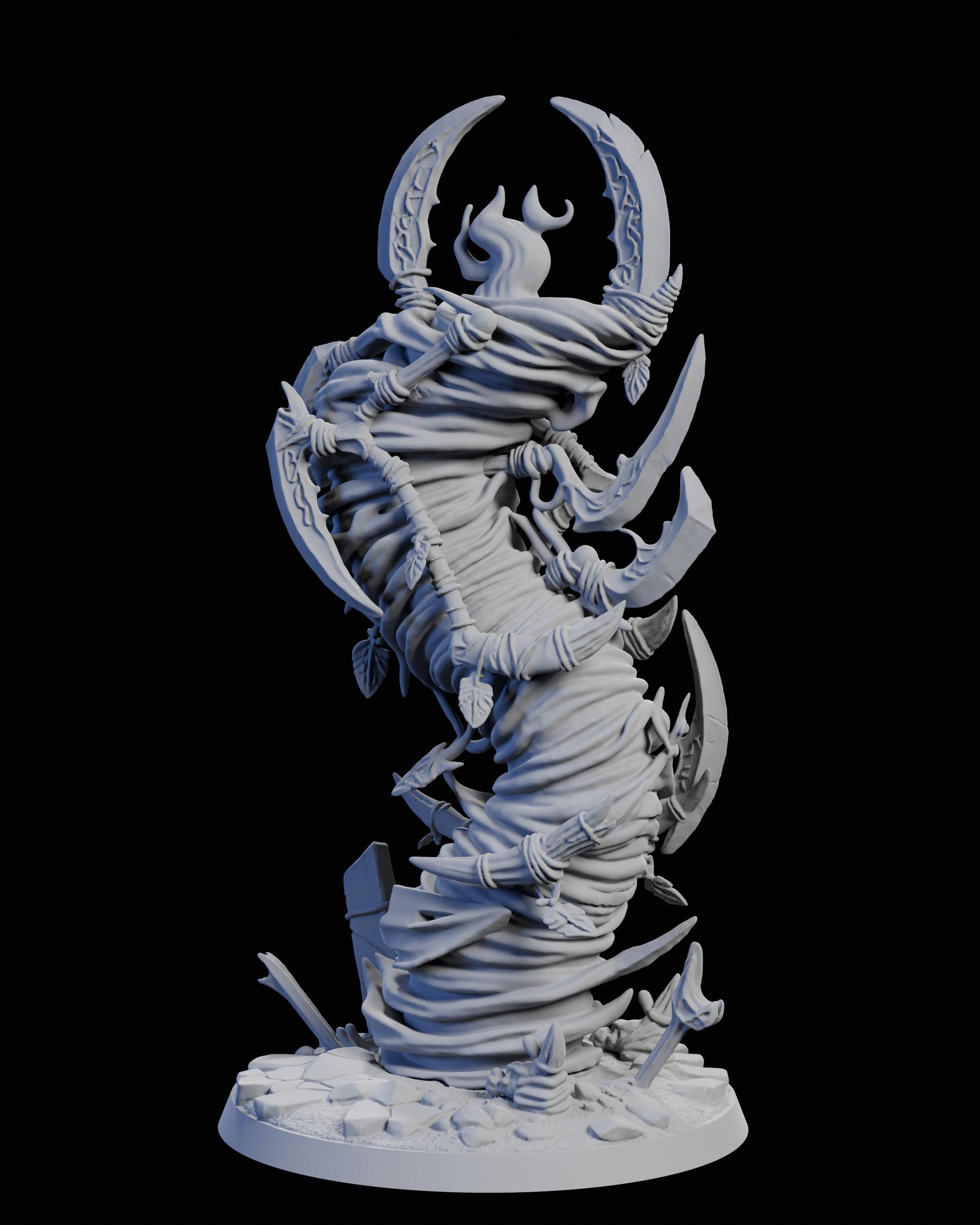 DOR Lunar Hurricane Miniature (6 Variations) - 28mm / 32mm / 36mm - Cosmondo - Unpainted Resin Printed Figure for TTRPGs and Wargaming