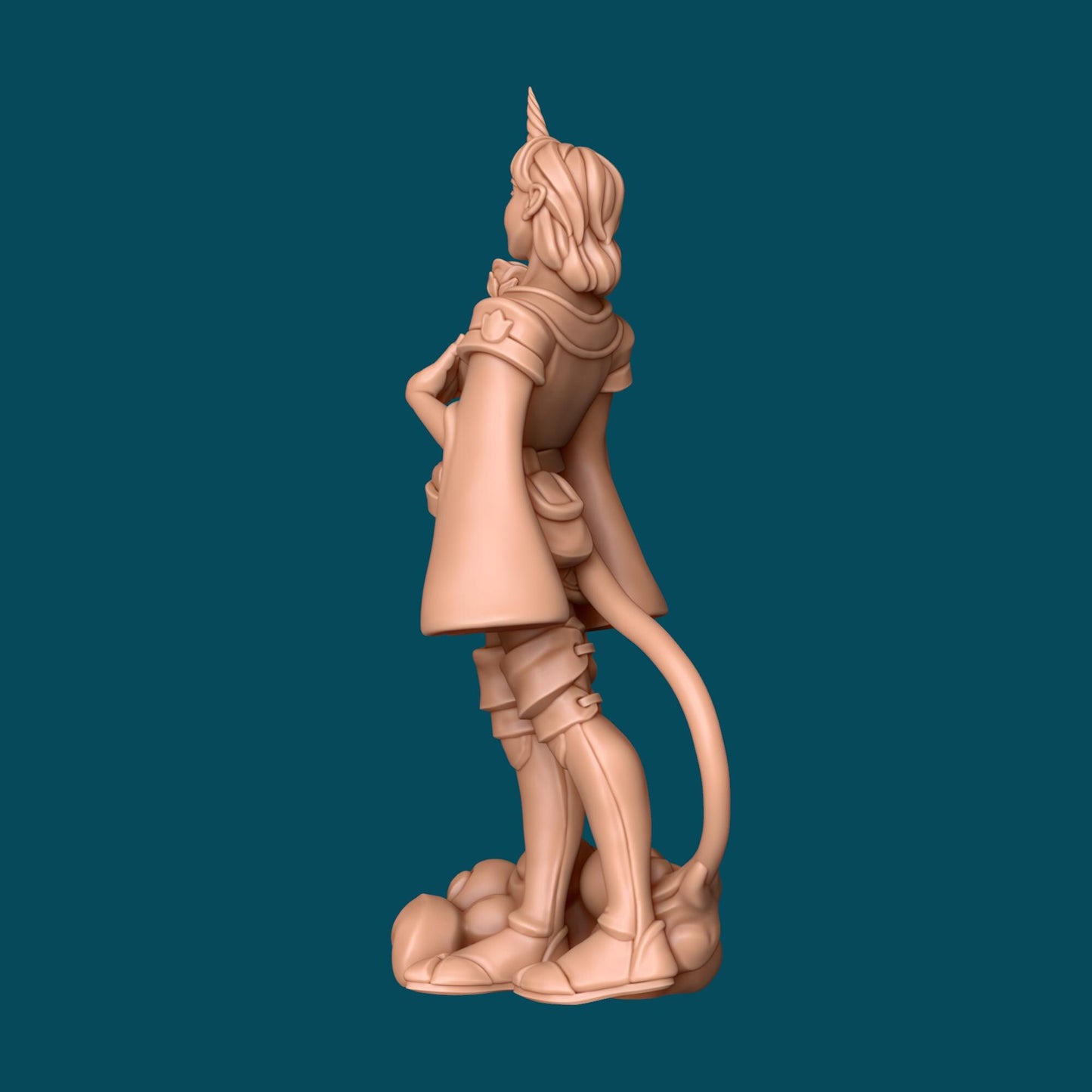 Alber, Unicorn Boy Miniature - Awkward Penguin’s Minis - 28mm / 32mm / 36mm - Resin Printed Figure for TTRPGs and Painting