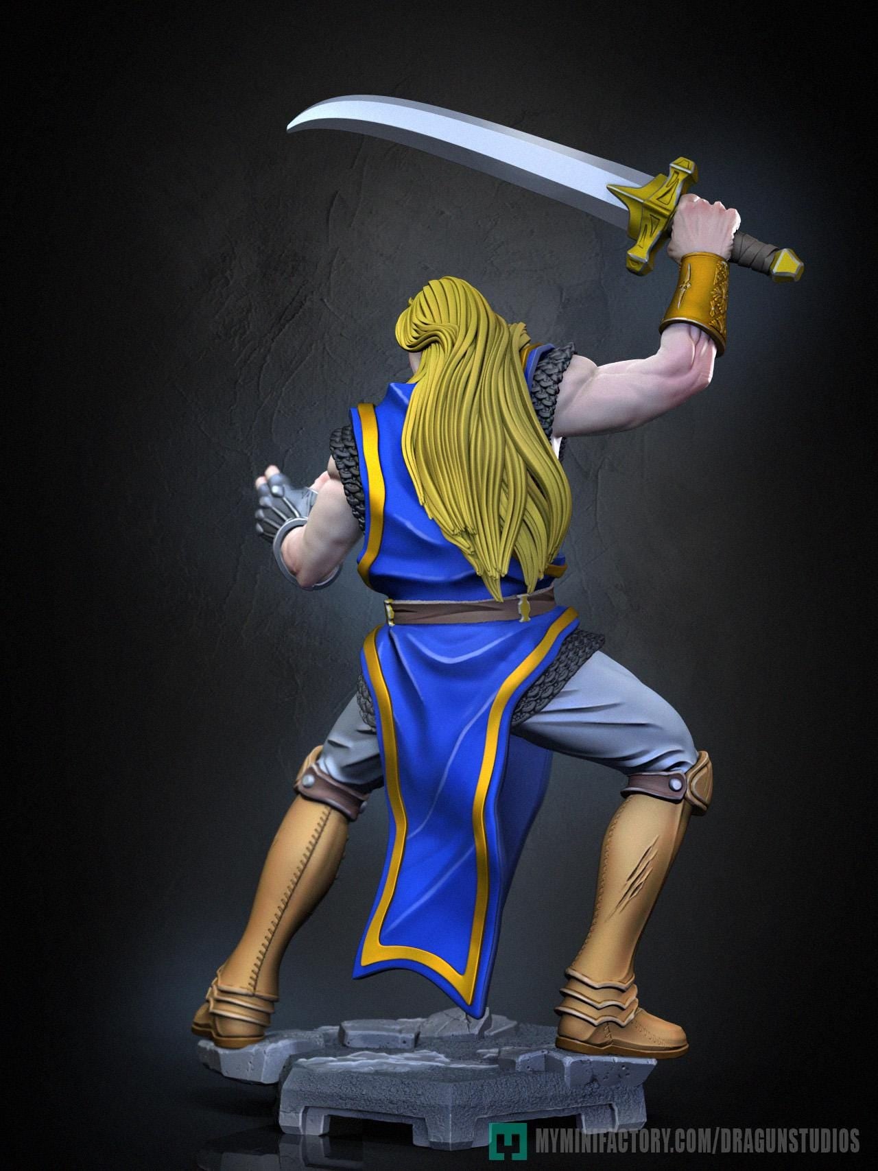 Lancelot Miniature - 28mm / 32mm / 36mm / 75mm - DraGun Studios - Resin Printed Figurine for D&D, TTRPGs, and Board Games