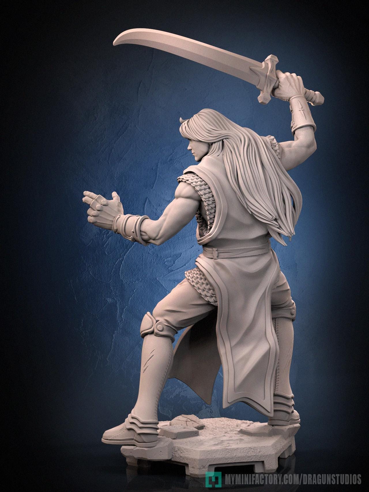 Lancelot Miniature - 28mm / 32mm / 36mm / 75mm - DraGun Studios - Resin Printed Figurine for D&D, TTRPGs, and Board Games
