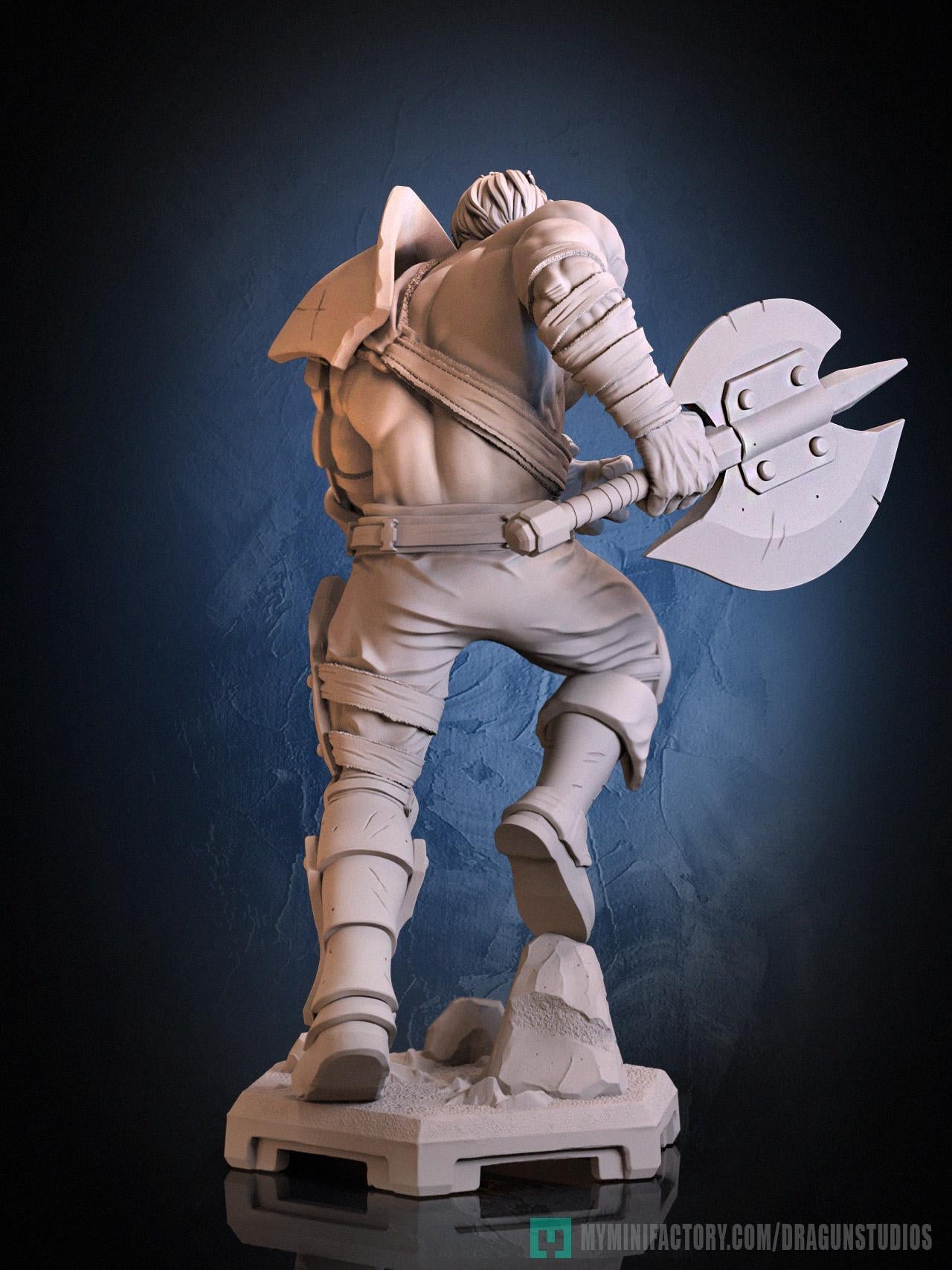 Perceval v2 Miniature - 28mm / 32mm / 36mm / 75mm - DraGun Studios - Resin Printed Figurine for D&D, TTRPGs, and Board Games
