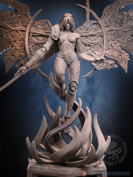 Goddess of Ruin Miniature - 127mm Height - DraGun Studios - Resin Printed Figurine for D&D, TTRPGs, and Board Games