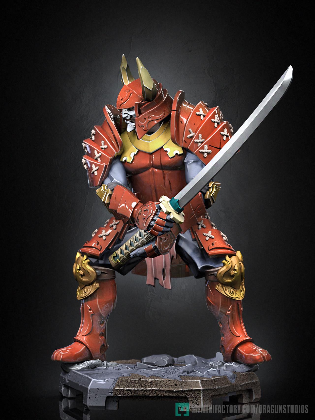 Muramasa Miniature - 50mm / 75mm - DraGun Studios - Resin Printed Figurine for D&D, TTRPGs, and Board Games