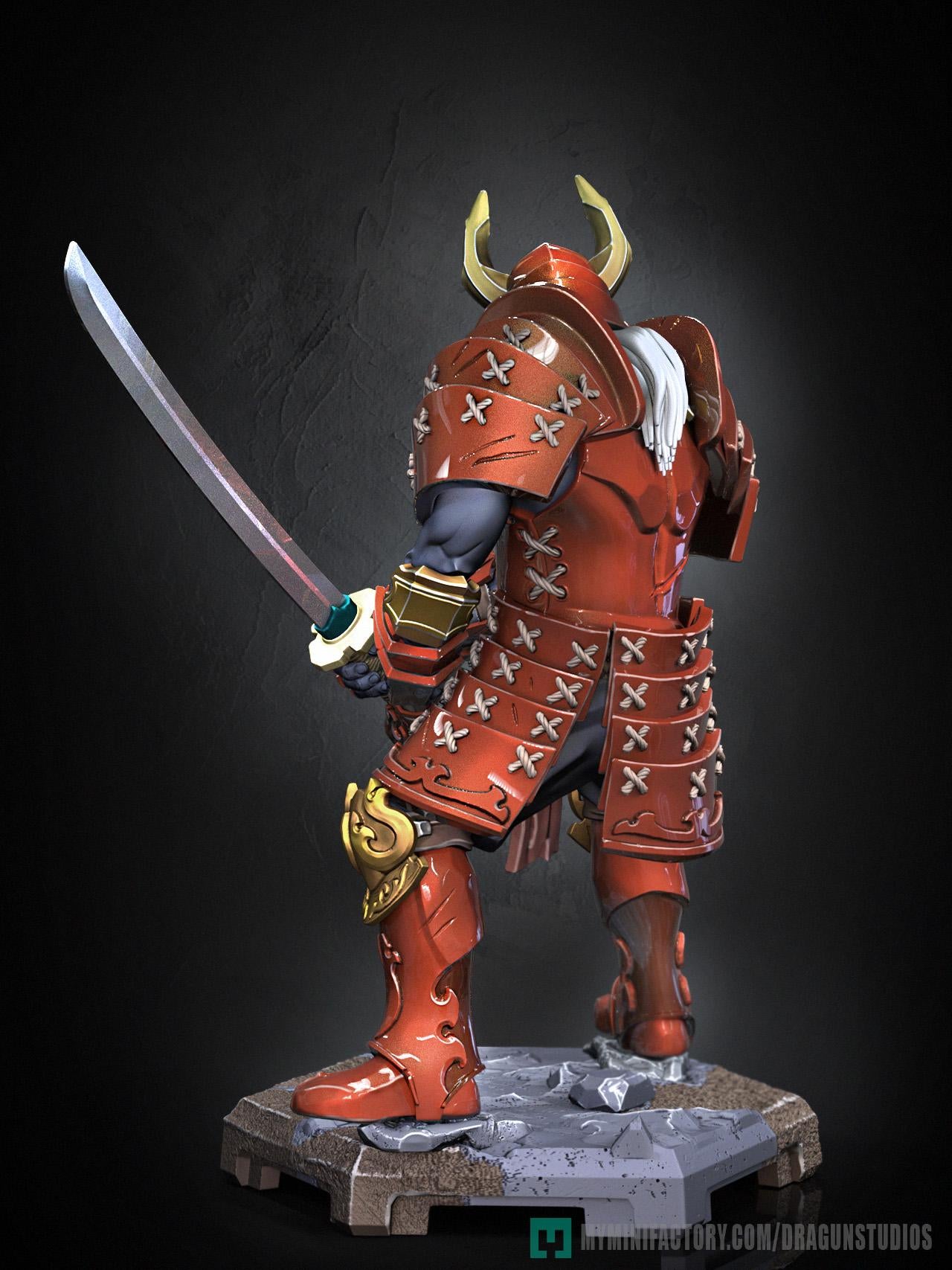 Muramasa Miniature - 50mm / 75mm - DraGun Studios - Resin Printed Figurine for D&D, TTRPGs, and Board Games