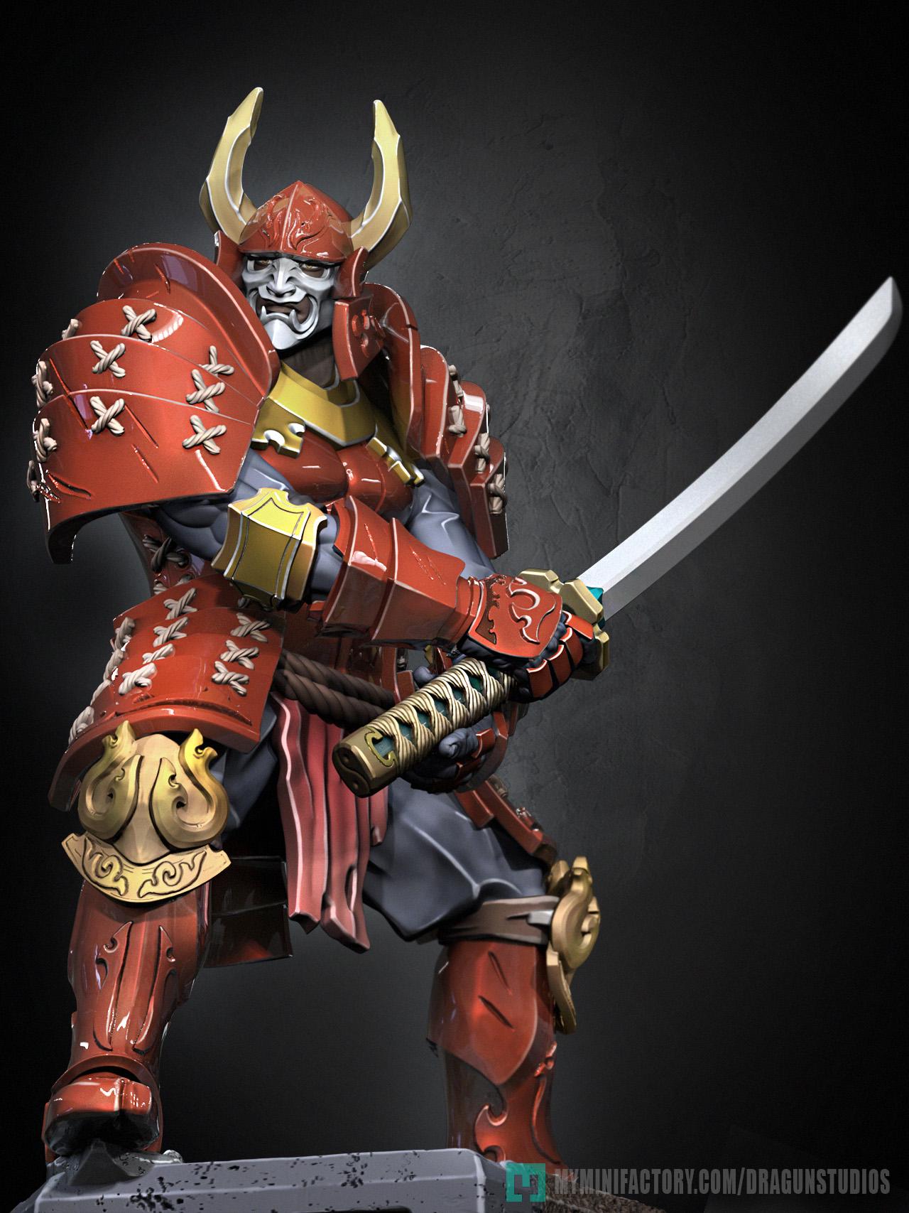 Muramasa Miniature - 50mm / 75mm - DraGun Studios - Resin Printed Figurine for D&D, TTRPGs, and Board Games