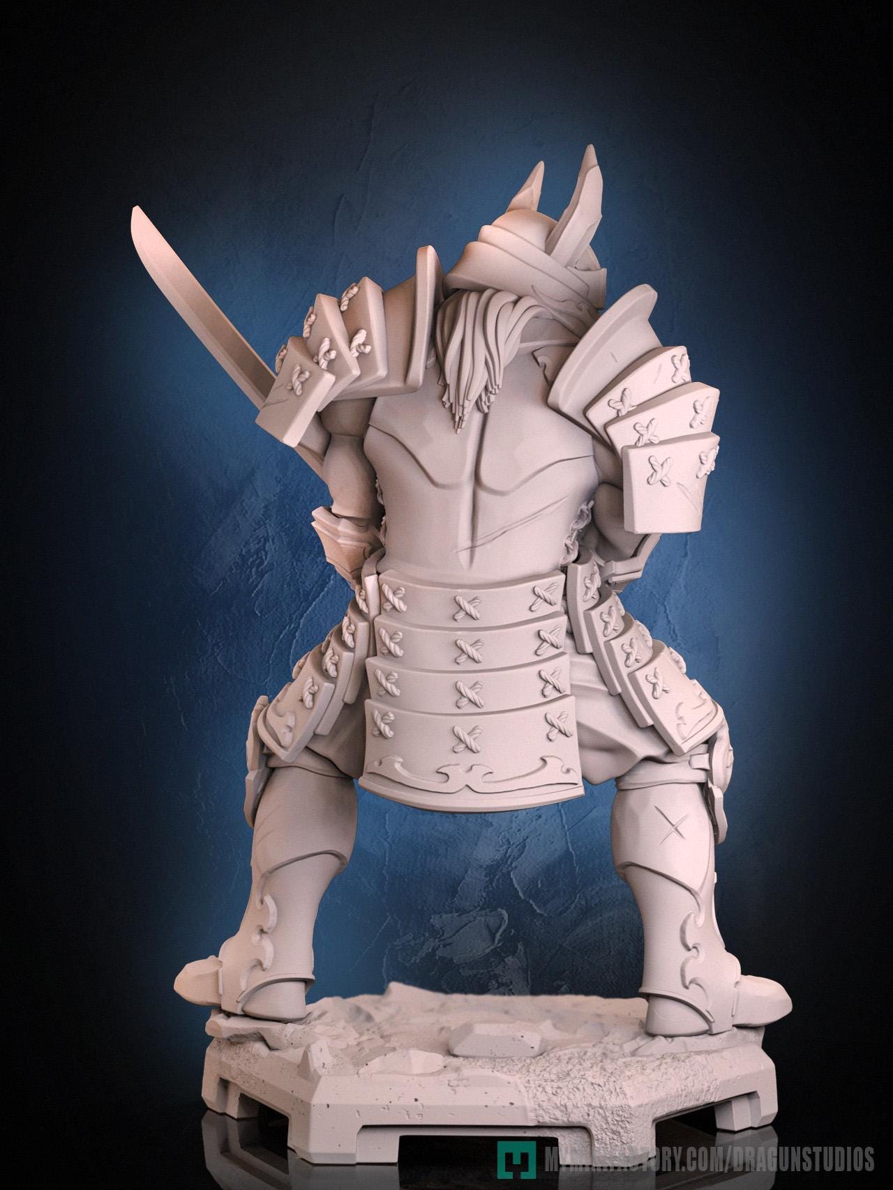 Muramasa Miniature - 50mm / 75mm - DraGun Studios - Resin Printed Figurine for D&D, TTRPGs, and Board Games