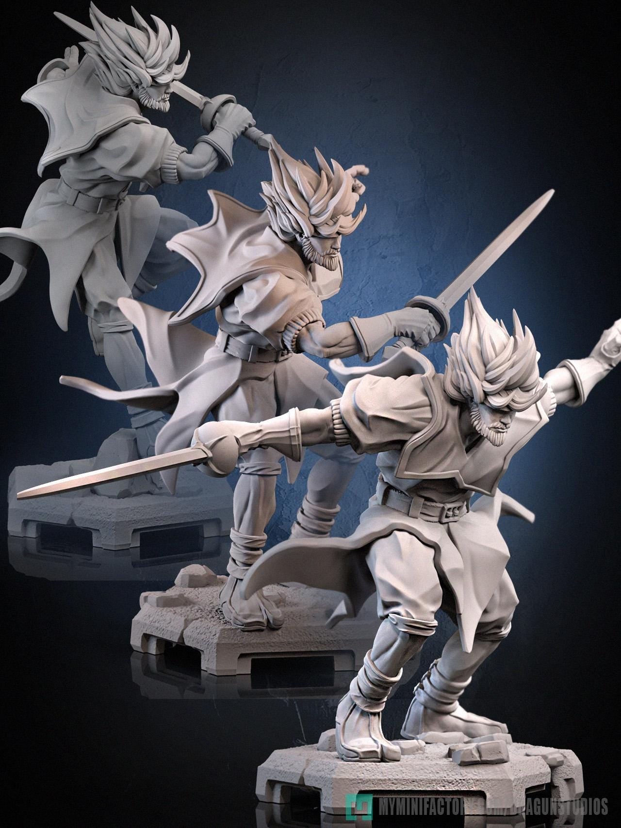 Nightshade Miniature (3 Variations) - 28mm / 32mm / 36mm - DraGun Studios - Resin Printed Figurine for D&D, TTRPGs, and Board Games