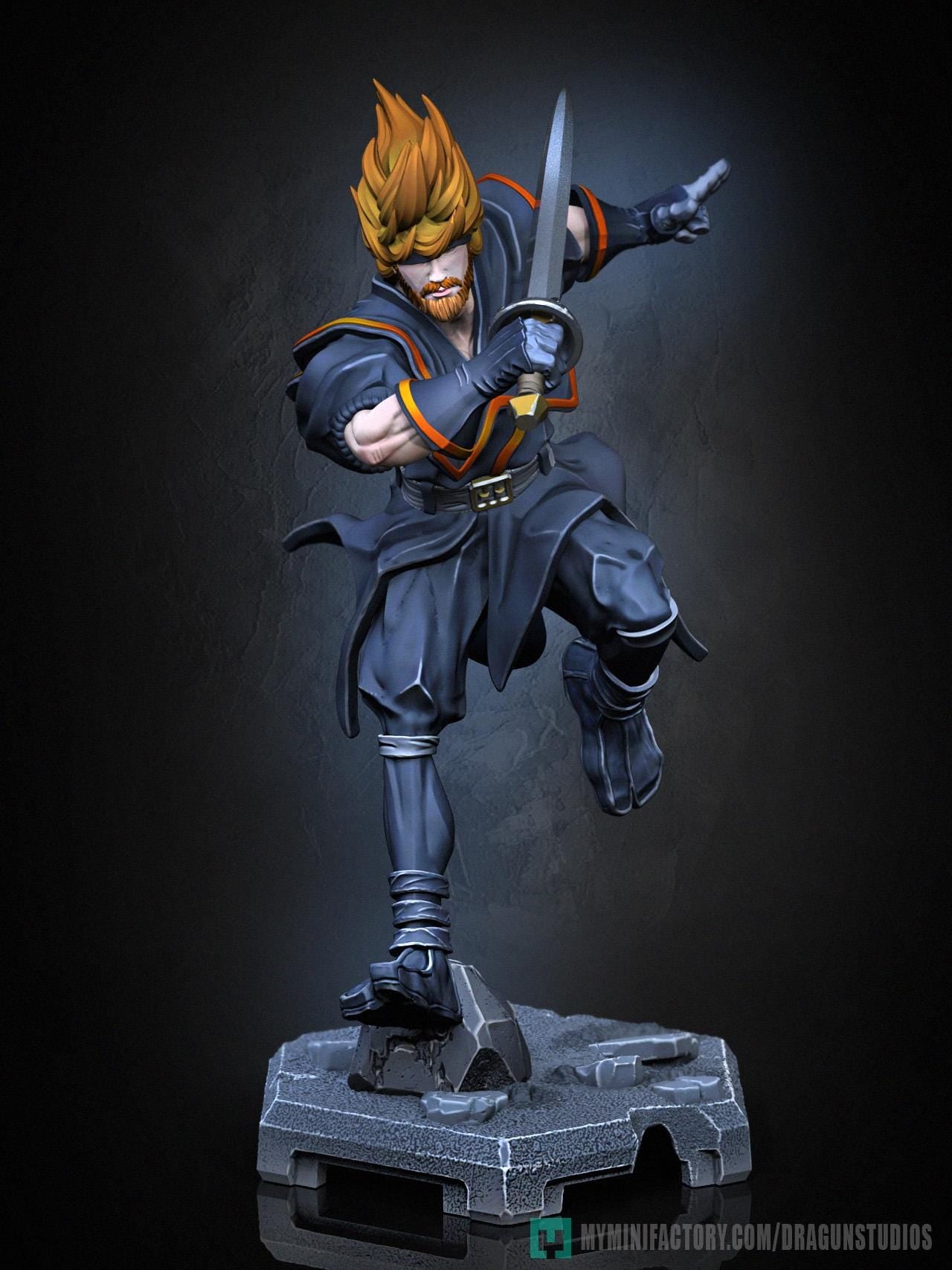 Nightshade Miniature (3 Variations) - 28mm / 32mm / 36mm - DraGun Studios - Resin Printed Figurine for D&D, TTRPGs, and Board Games