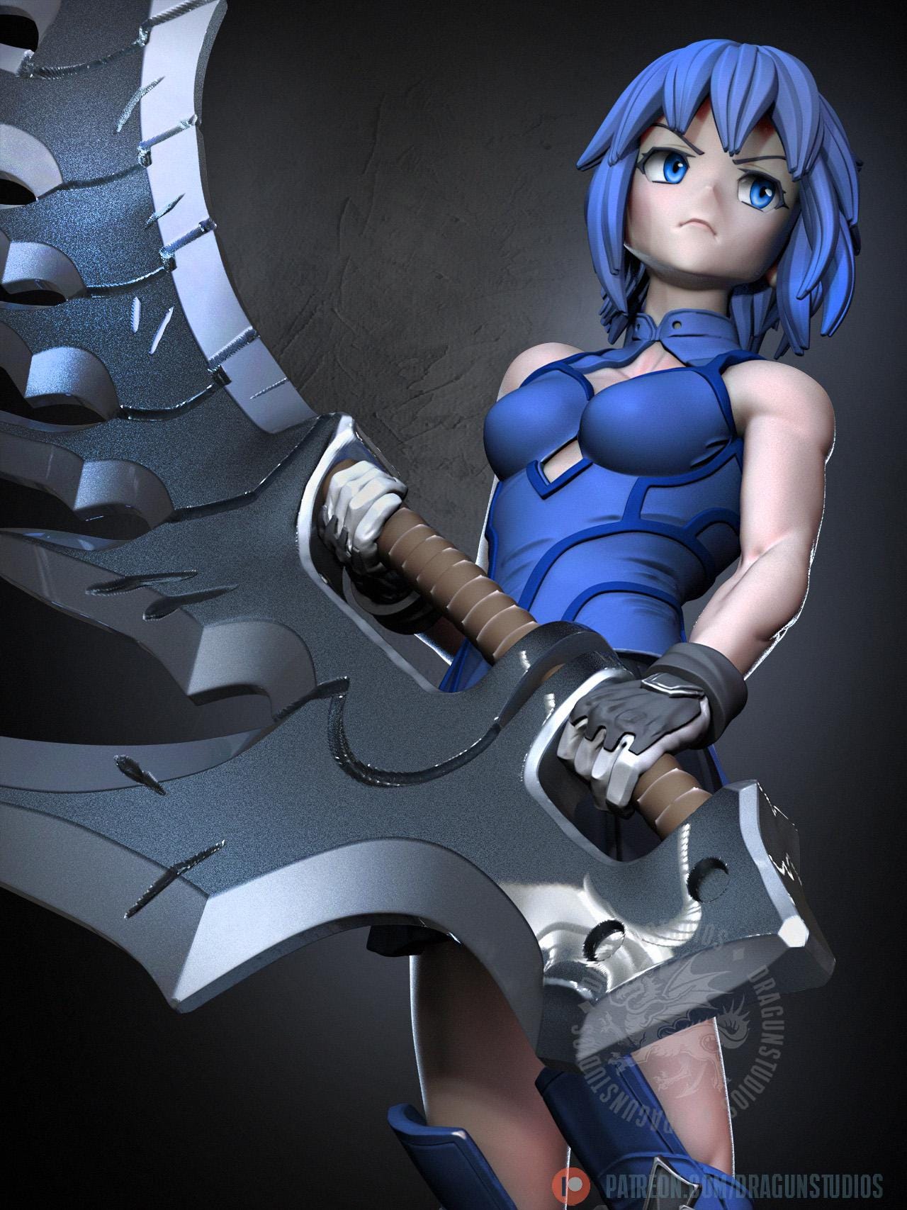 Executor Senpai - 28mm / 32mm / 36mm / 75mm - DraGun Studios - Resin Printed Figurine for D&D, TTRPGs, and Board Games