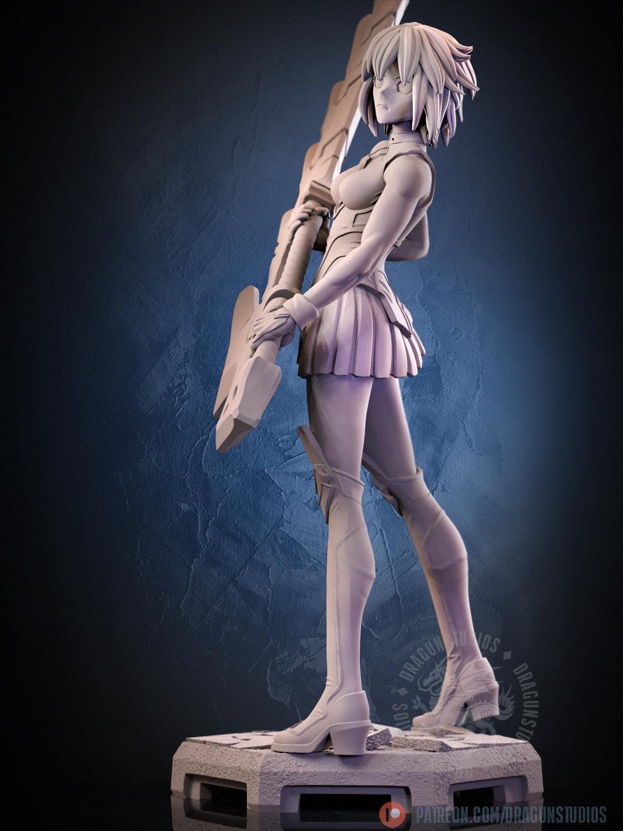 Executor Senpai - 28mm / 32mm / 36mm / 75mm - DraGun Studios - Resin Printed Figurine for D&D, TTRPGs, and Board Games