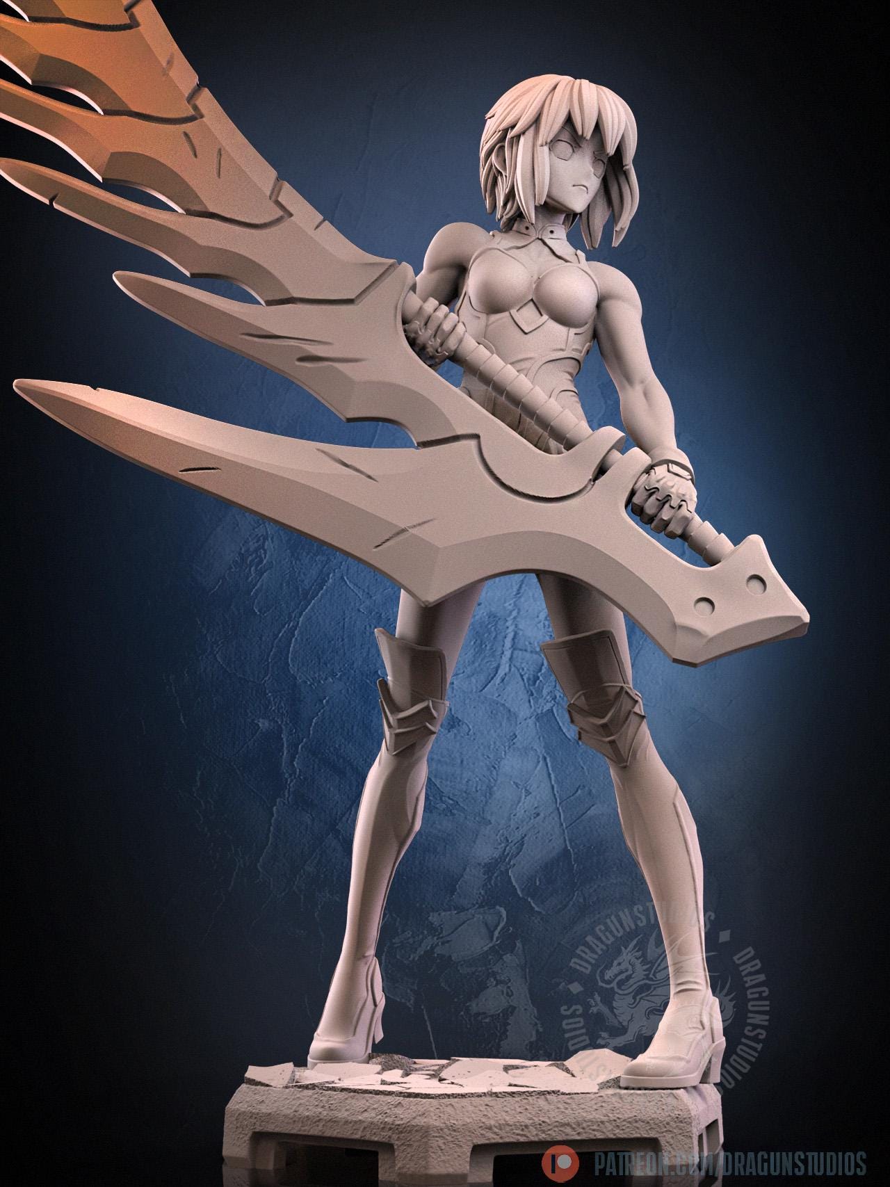 Executor Senpai - 28mm / 32mm / 36mm / 75mm - DraGun Studios - Resin Printed Figurine for D&D, TTRPGs, and Board Games
