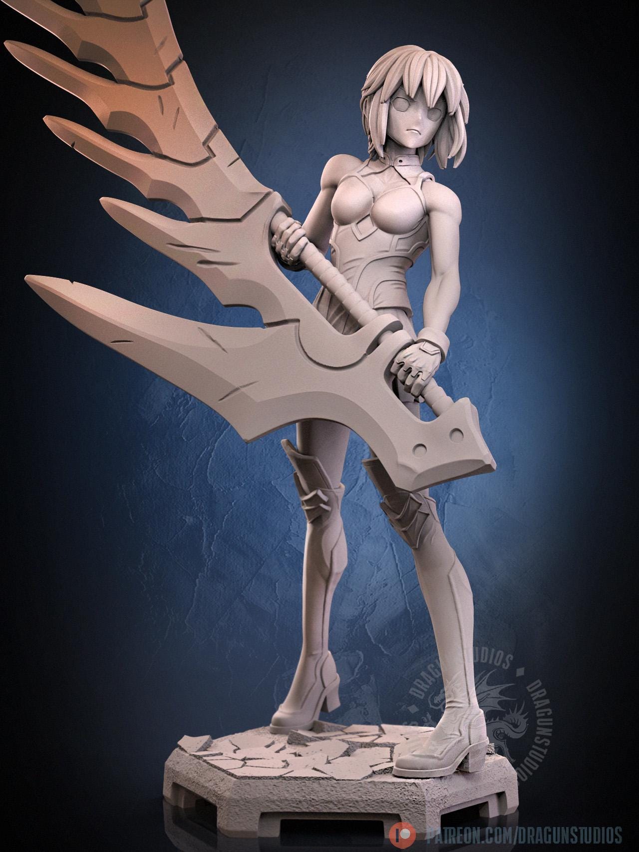 Executor Senpai - 28mm / 32mm / 36mm / 75mm - DraGun Studios - Resin Printed Figurine for D&D, TTRPGs, and Board Games
