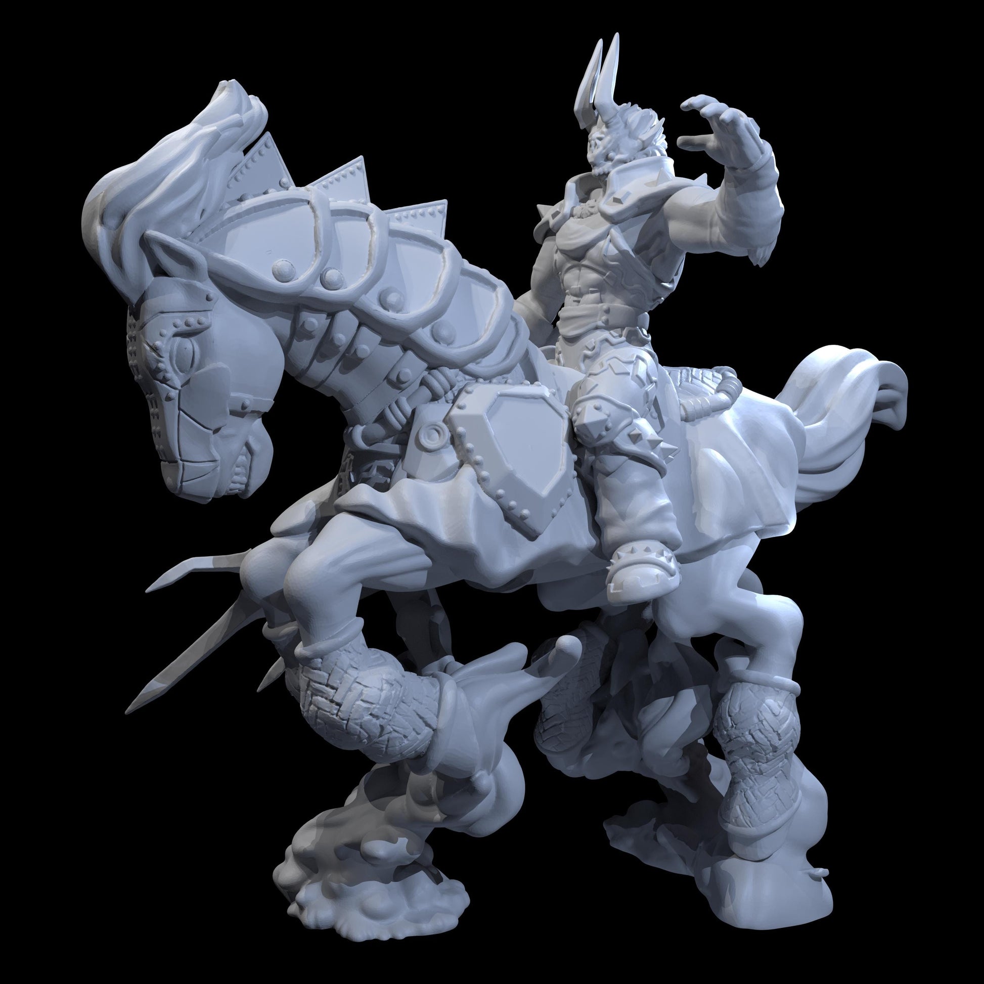 Phantom Steed Miniature - 28mm / 32mm / 36mm / 75mm - Irnkman's Minis - Resin Printed Figure for D&D, TTRPGs, and Board Games