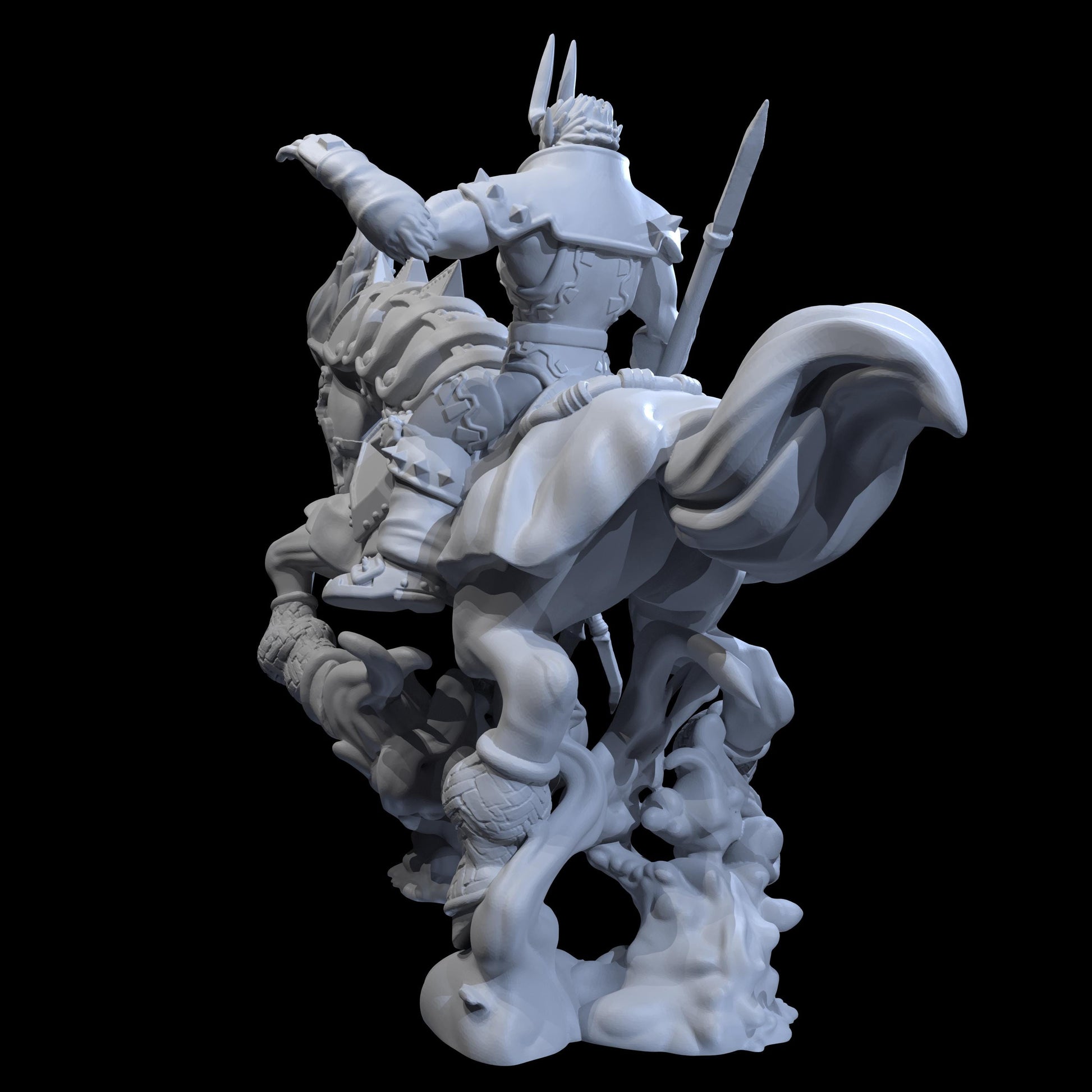 Phantom Steed Miniature - 28mm / 32mm / 36mm / 75mm - Irnkman's Minis - Resin Printed Figure for D&D, TTRPGs, and Board Games