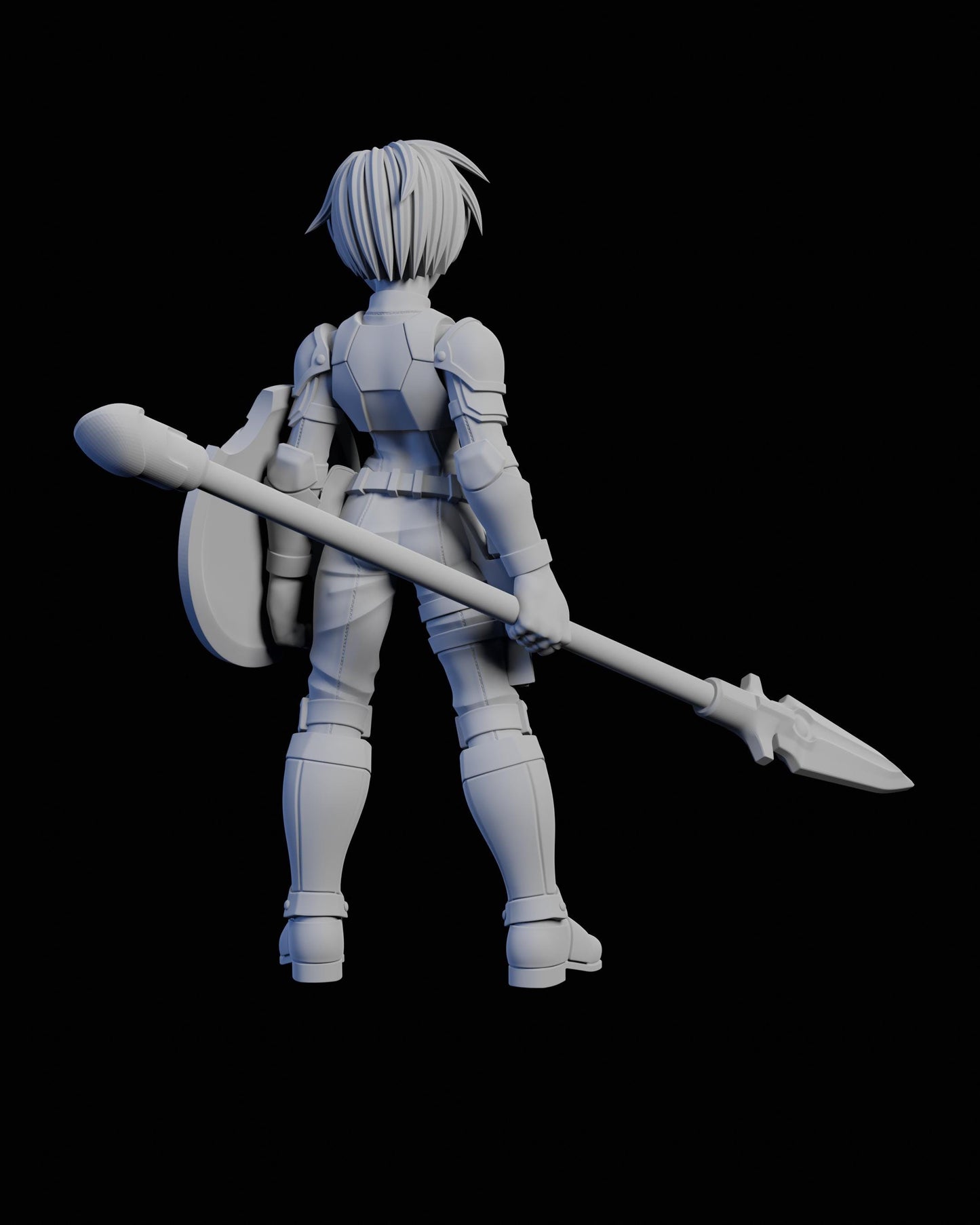 Warrior Kassandra Miniature - 28mm / 32mm / 36mm / 75mm - Ethan Savage Studios - Unpainted Resin Printed Figure for TTRPGs and Board Games