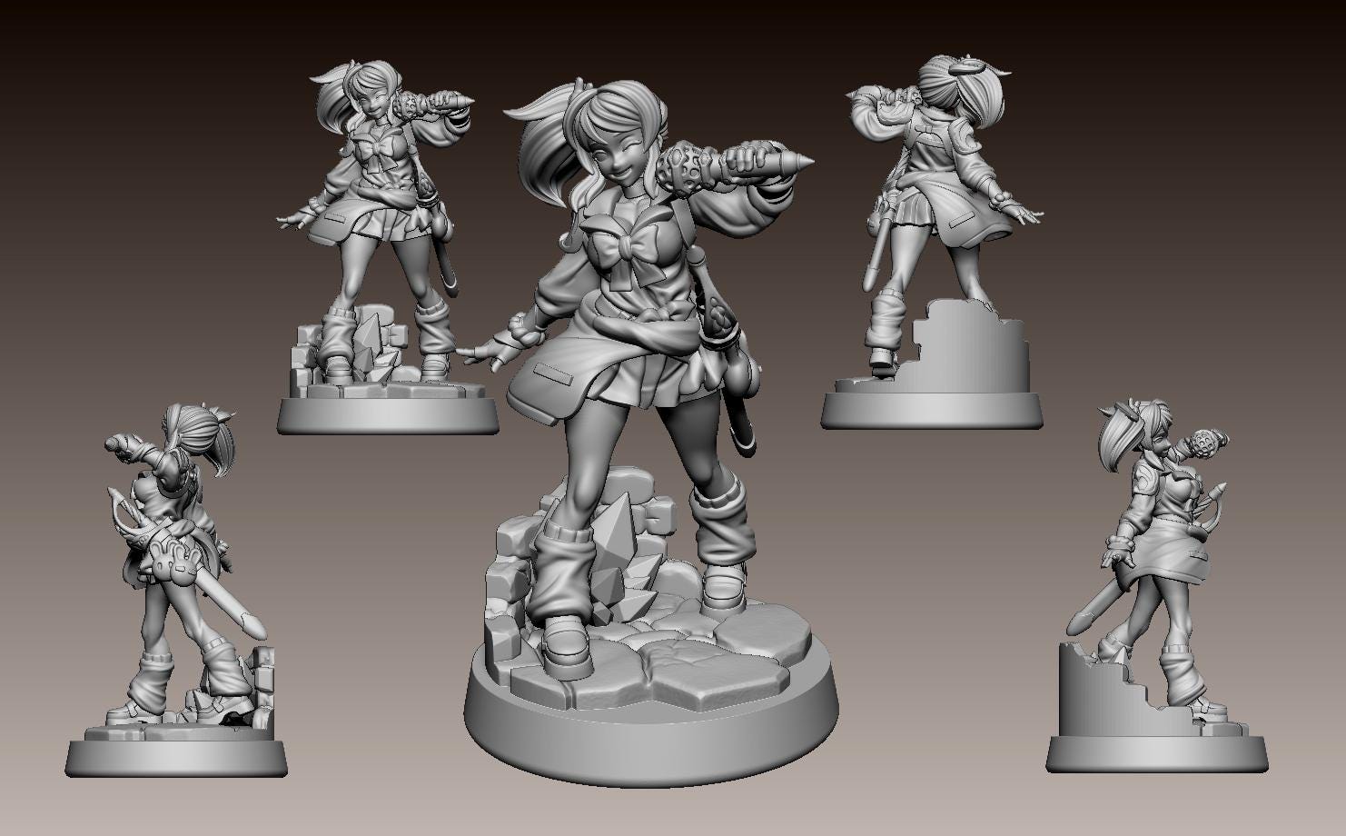 ASD Rion Miniature - 28mm / 32mm / 36mm - LPOMC - Unpainted Resin Printed Figure for D&D, TTRPGs, and Board Games