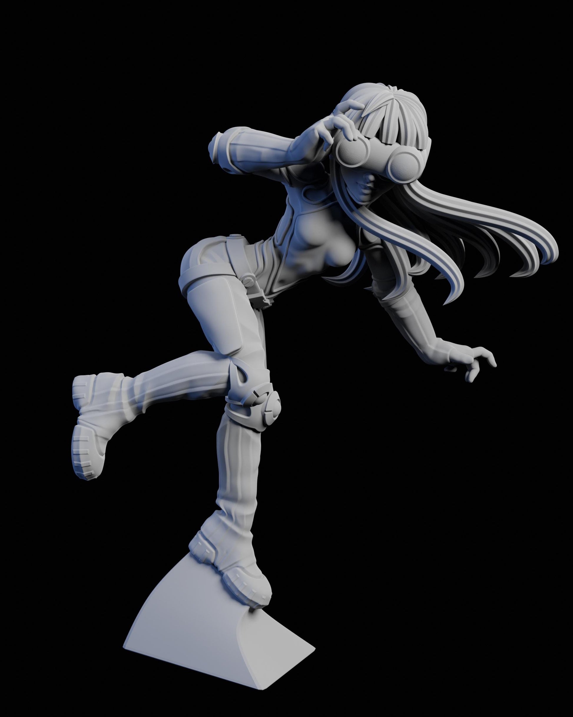 Cyber Diver Miniature - 28mm / 32mm / 36mm / 75mm - Ethan Savage Studios - Unpainted Resin Printed Figure for D&D, TTRPGs, and Board Games