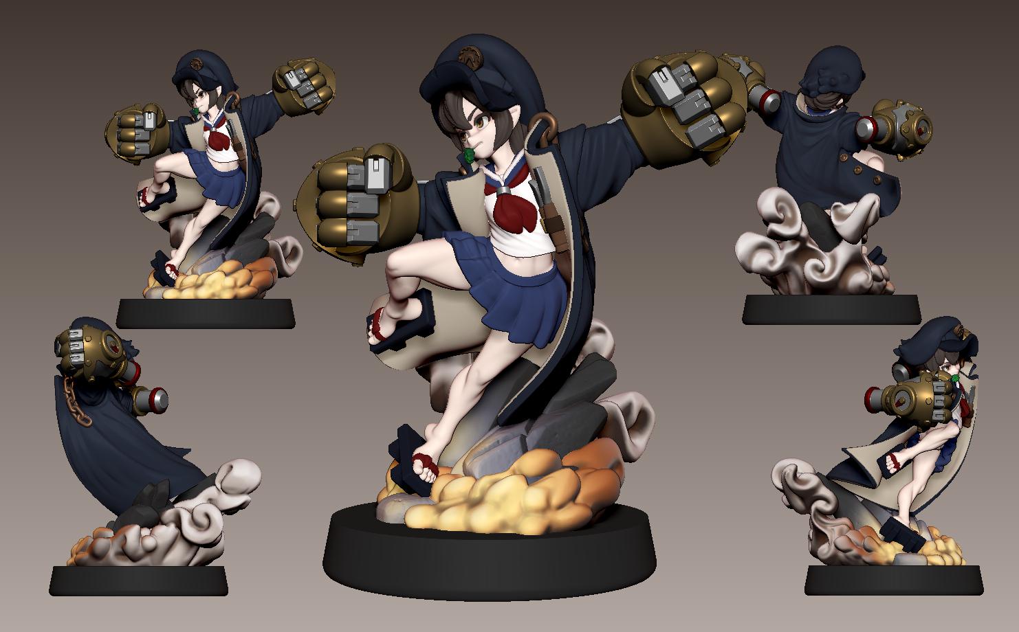 ASD Rinka Miniature - 28mm / 32mm / 36mm - LPOMC - Unpainted Resin Printed Figure for D&D, TTRPGs, and Board Games