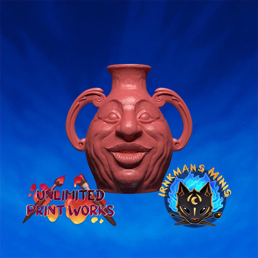 A Harmless Pot Miniature - 28mm / 32mm / 36mm / 75mm - Irnkman's Minis - Unpainted Resin Printed Figure for D&D, TTRPGs, and Board Games