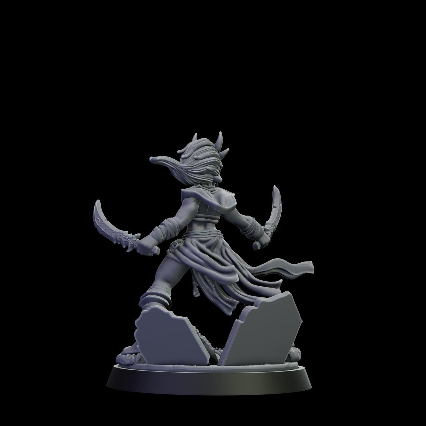 DOR Heroes Miniature (5 Variations) - 28mm / 32mm / 36mm - Cosmondo - Unpainted Resin Printed Figure for TTRPGs and Wargaming