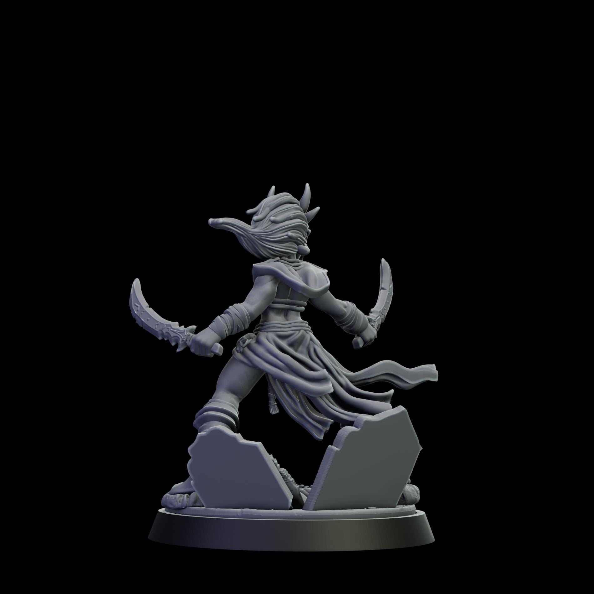 DOR Heroes Miniature (5 Variations) - 28mm / 32mm / 36mm - Cosmondo - Unpainted Resin Printed Figure for TTRPGs and Wargaming