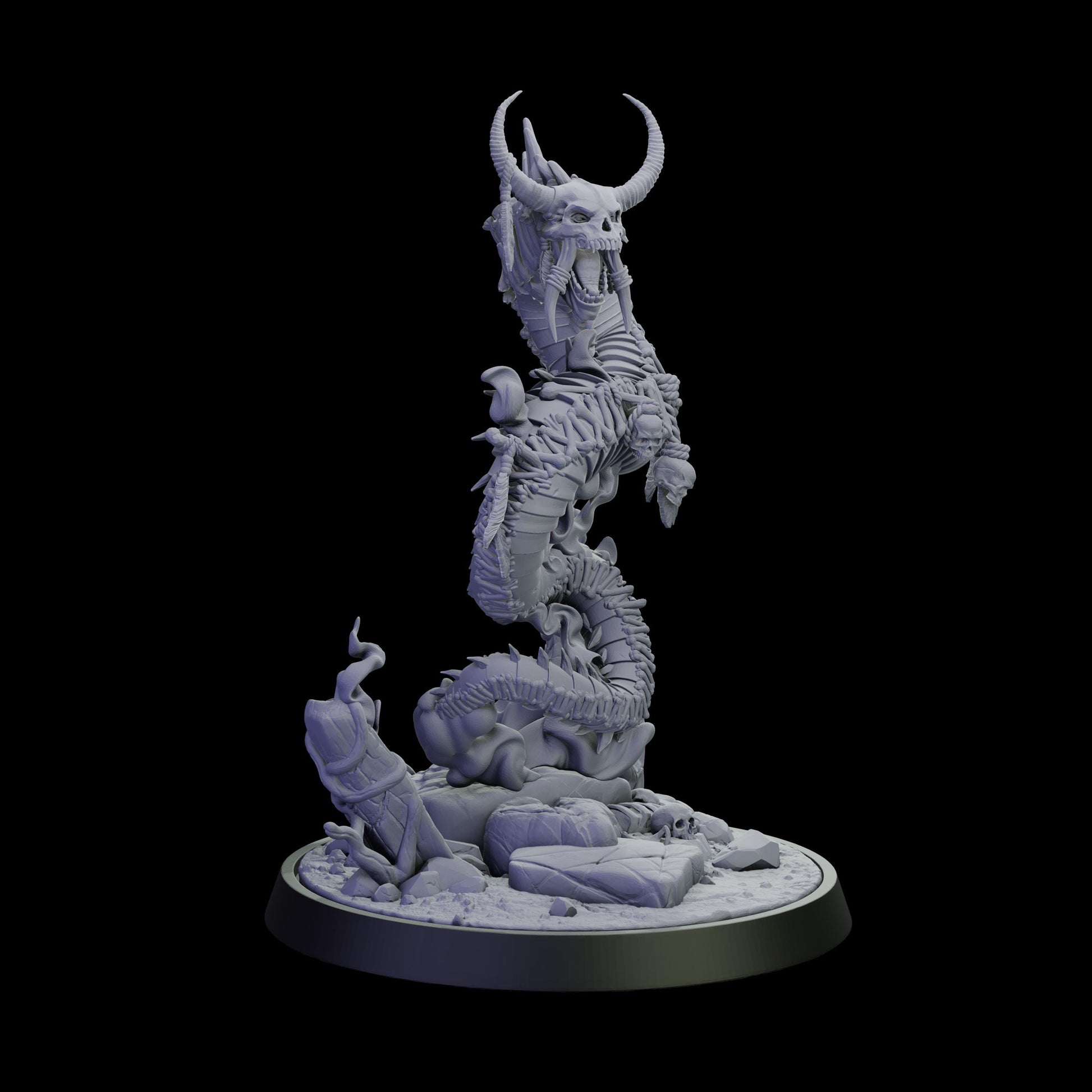 DOR Crimson Ascendant Miniature (6 Variations) - 28mm / 32mm / 36mm - Cosmondo - Unpainted Resin Printed Figure for TTRPGs and Wargaming