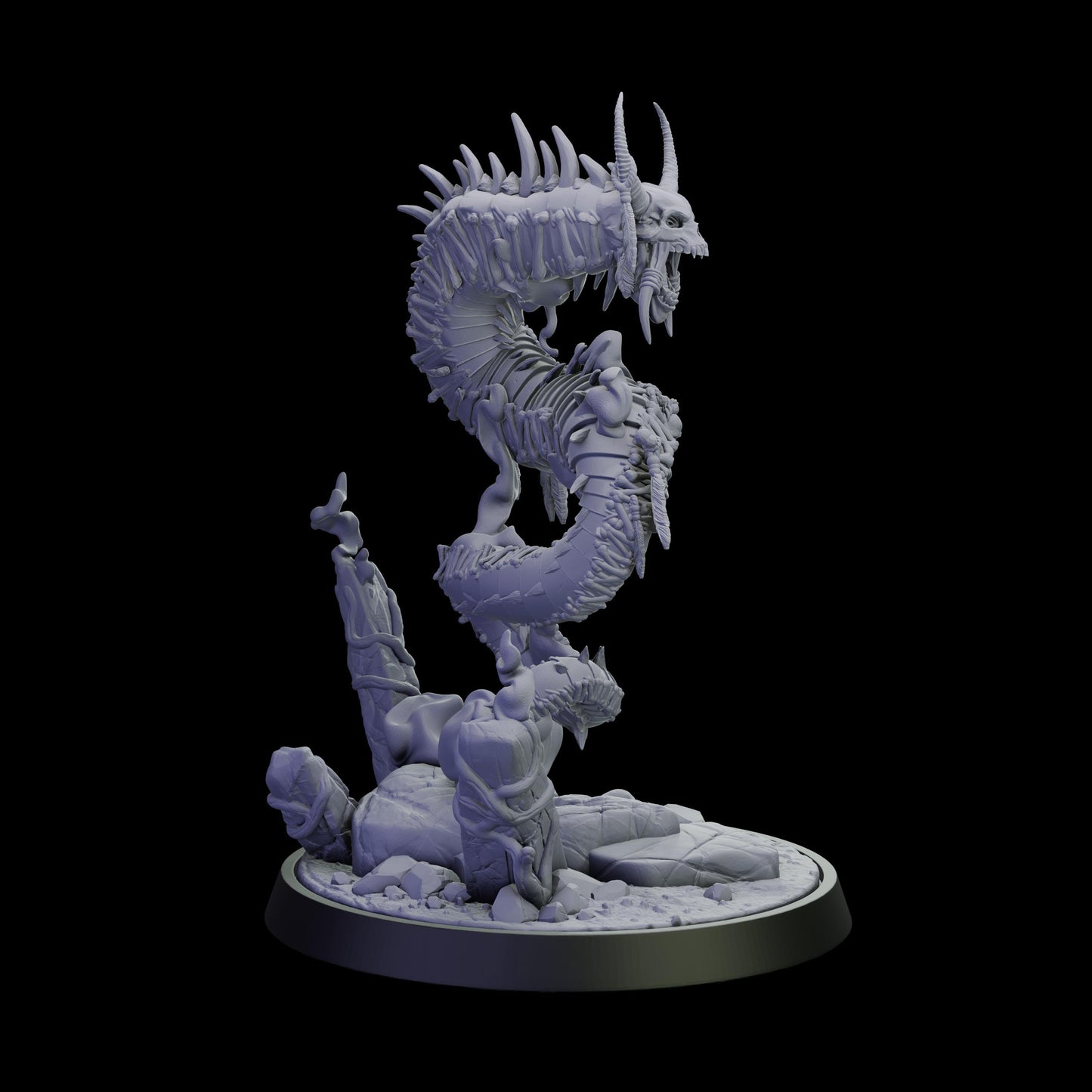 DOR Crimson Ascendant Miniature (6 Variations) - 28mm / 32mm / 36mm - Cosmondo - Unpainted Resin Printed Figure for TTRPGs and Wargaming