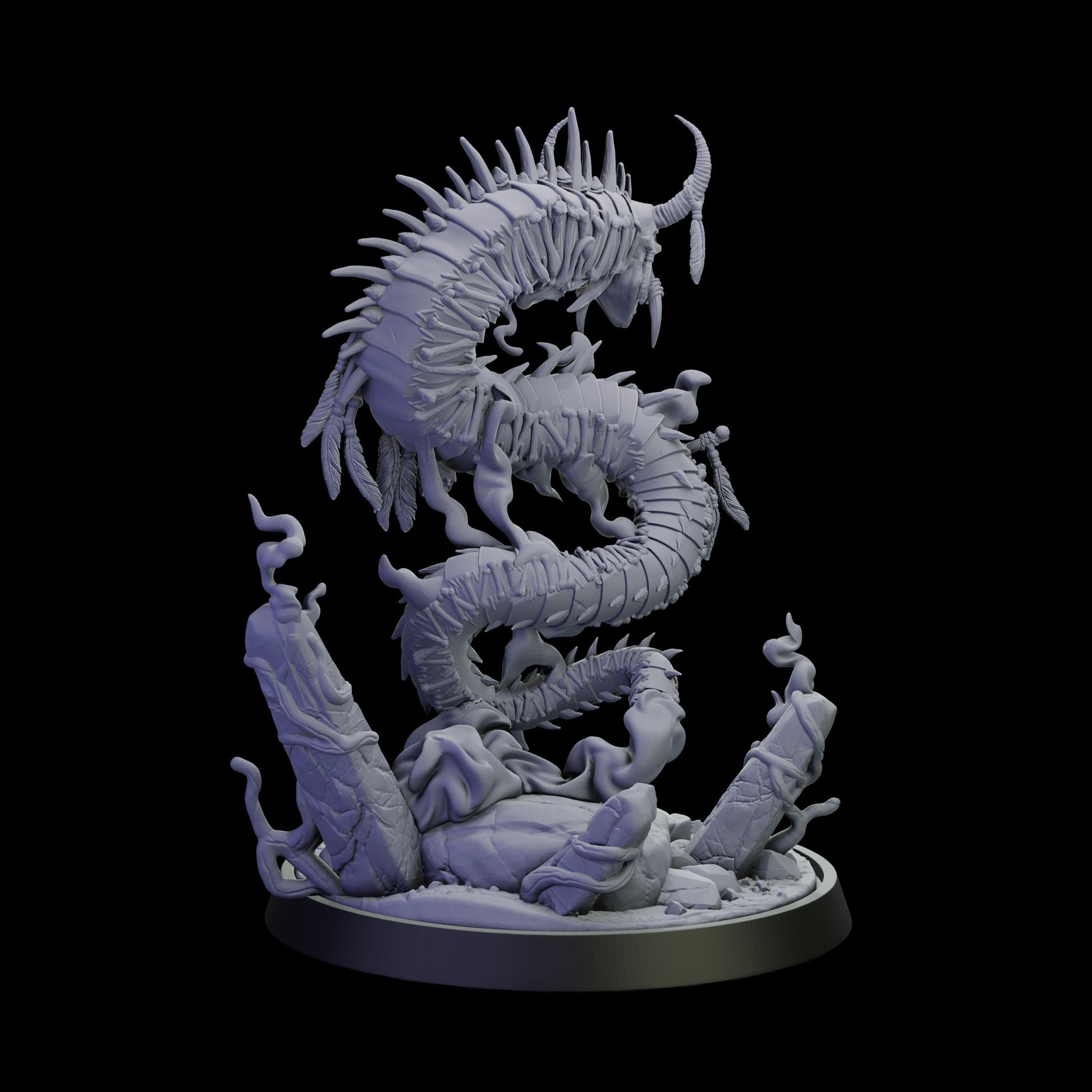 DOR Crimson Ascendant Miniature (6 Variations) - 28mm / 32mm / 36mm - Cosmondo - Unpainted Resin Printed Figure for TTRPGs and Wargaming