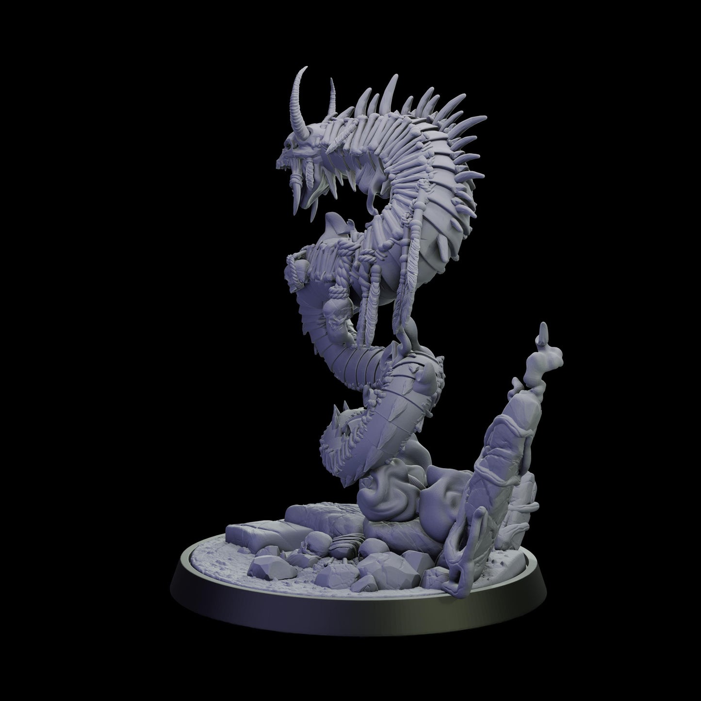 DOR Crimson Ascendant Miniature (6 Variations) - 28mm / 32mm / 36mm - Cosmondo - Unpainted Resin Printed Figure for TTRPGs and Wargaming