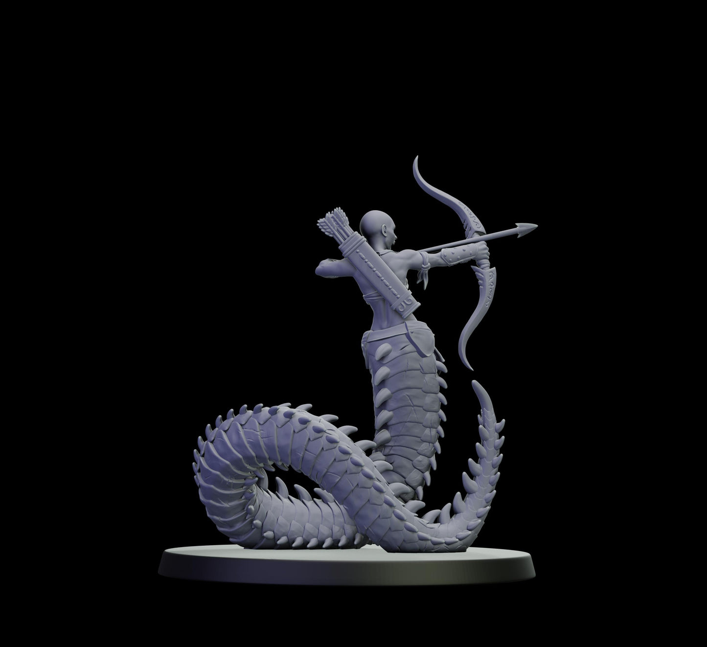 DOR Lunaspine Oracle Miniature (6 Variations) - 28mm / 32mm / 36mm - Cosmondo - Unpainted Resin Printed Figure for TTRPGs and Wargaming