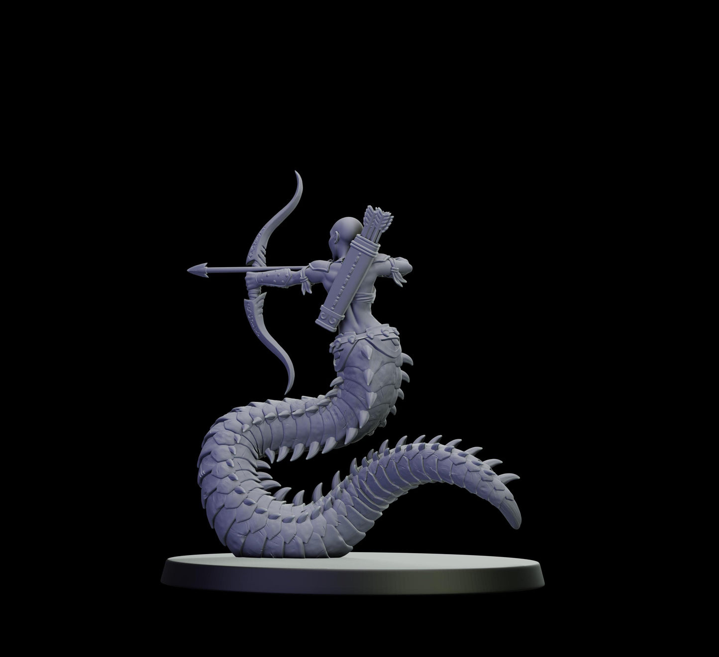 DOR Lunaspine Oracle Miniature (6 Variations) - 28mm / 32mm / 36mm - Cosmondo - Unpainted Resin Printed Figure for TTRPGs and Wargaming