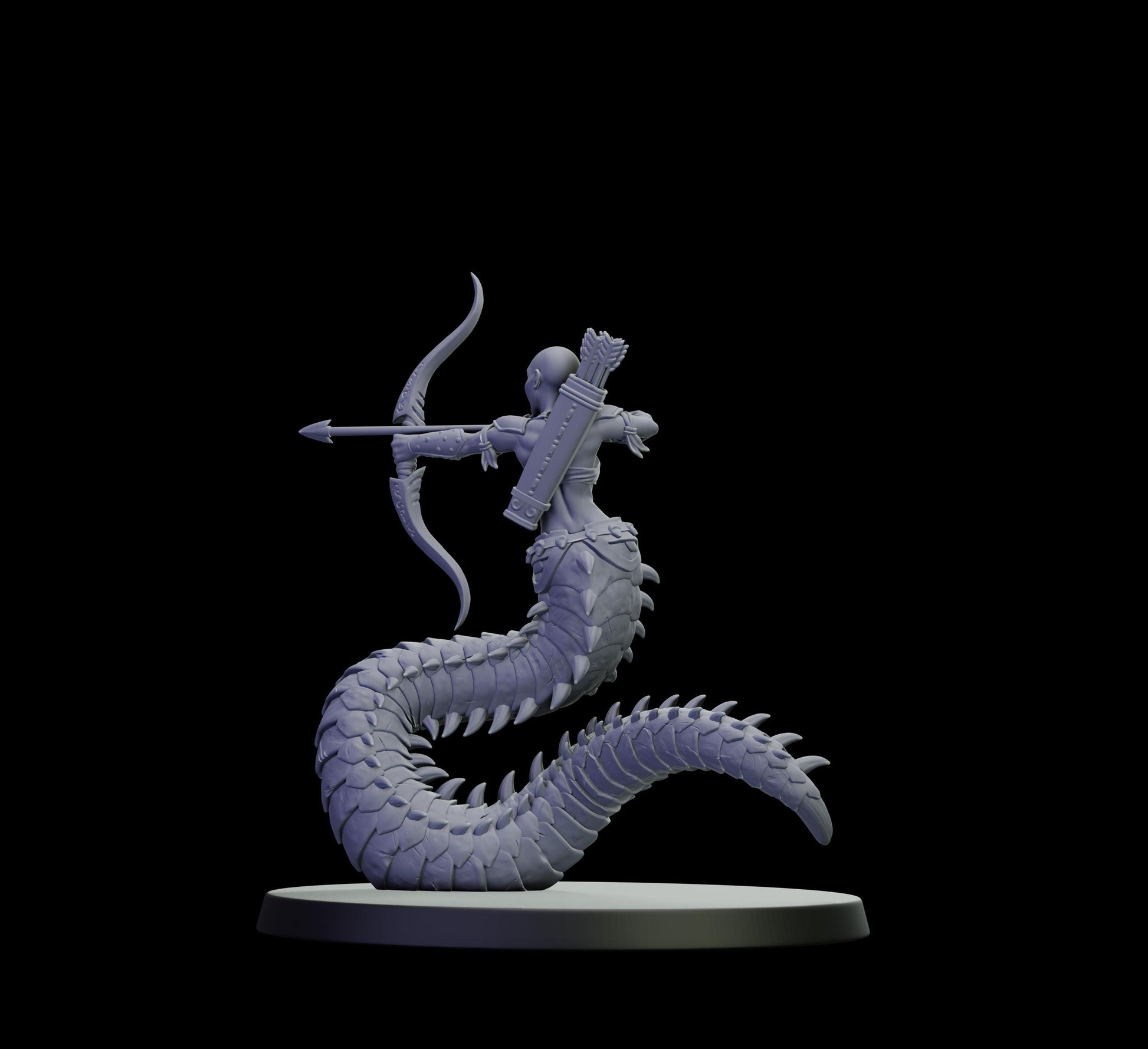 DOR Lunaspine Oracle Miniature (6 Variations) - 28mm / 32mm / 36mm - Cosmondo - Unpainted Resin Printed Figure for TTRPGs and Wargaming