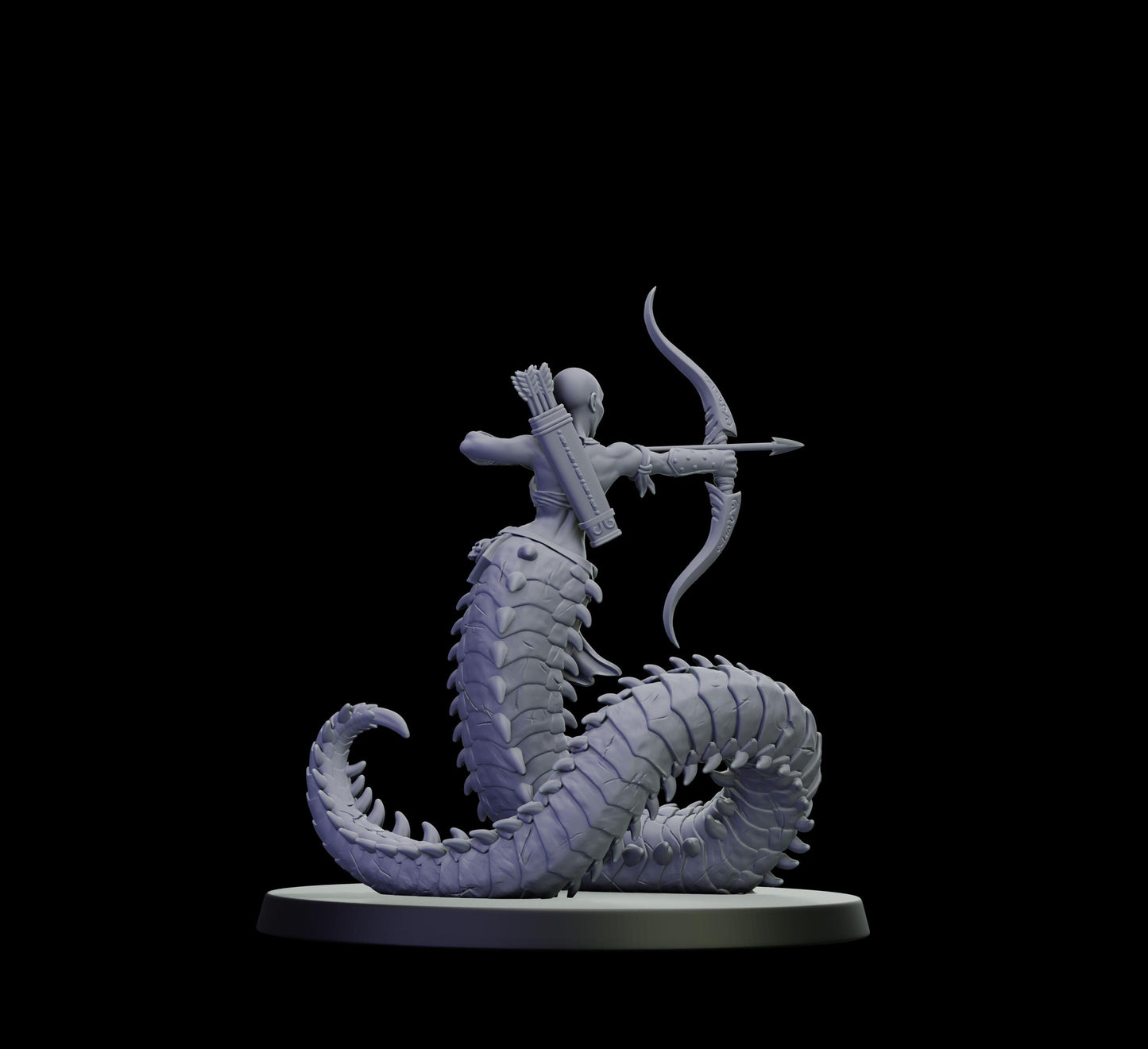 DOR Lunaspine Oracle Miniature (6 Variations) - 28mm / 32mm / 36mm - Cosmondo - Unpainted Resin Printed Figure for TTRPGs and Wargaming