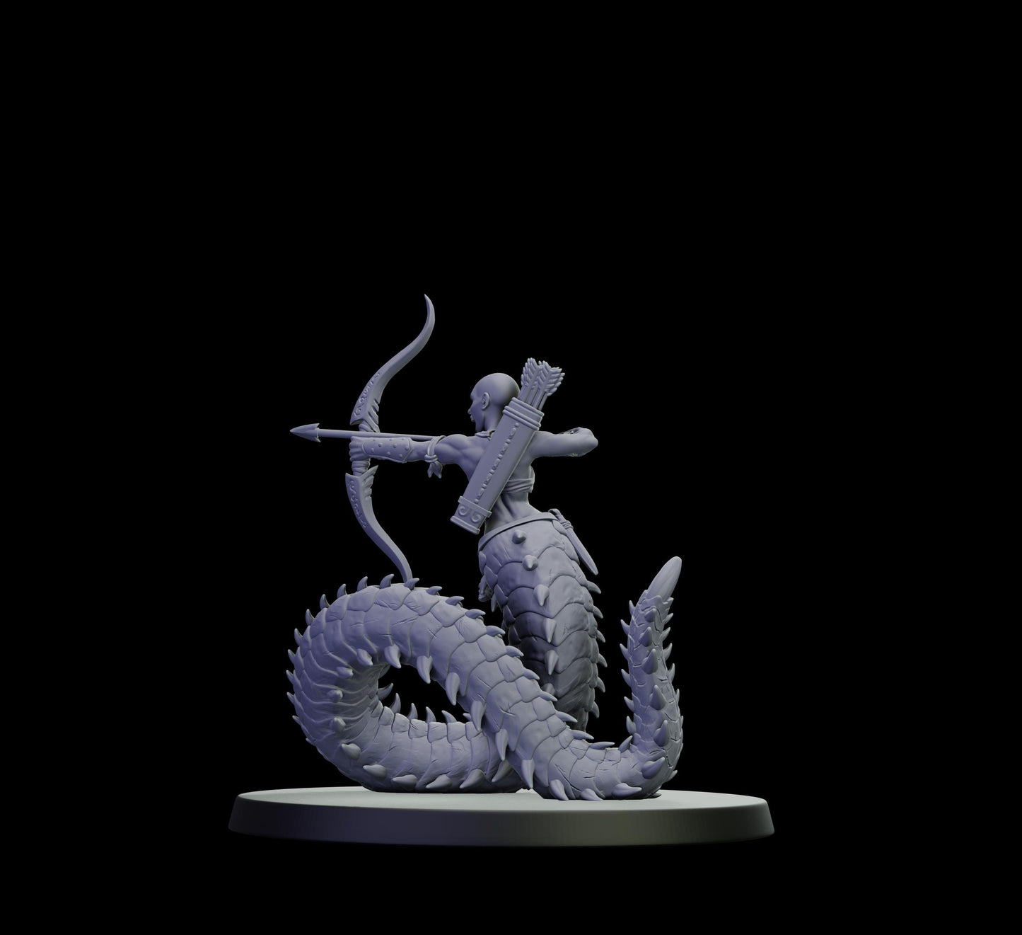 DOR Lunaspine Oracle Miniature (6 Variations) - 28mm / 32mm / 36mm - Cosmondo - Unpainted Resin Printed Figure for TTRPGs and Wargaming