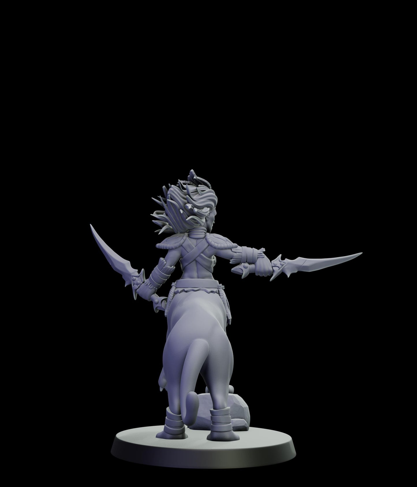 DOR Lamiah Warlock Miniature (6 Variations) - 28mm / 32mm / 36mm - Cosmondo - Unpainted Resin Printed Figure for TTRPGs and Wargaming