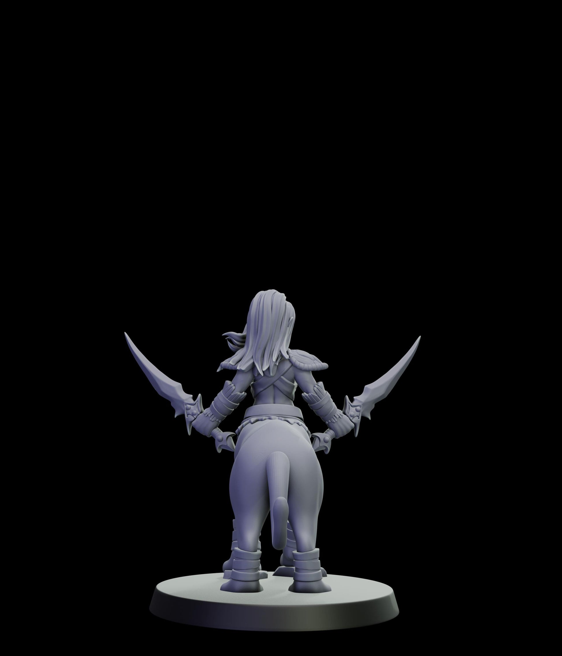 DOR Lamiah Warlock Miniature (6 Variations) - 28mm / 32mm / 36mm - Cosmondo - Unpainted Resin Printed Figure for TTRPGs and Wargaming