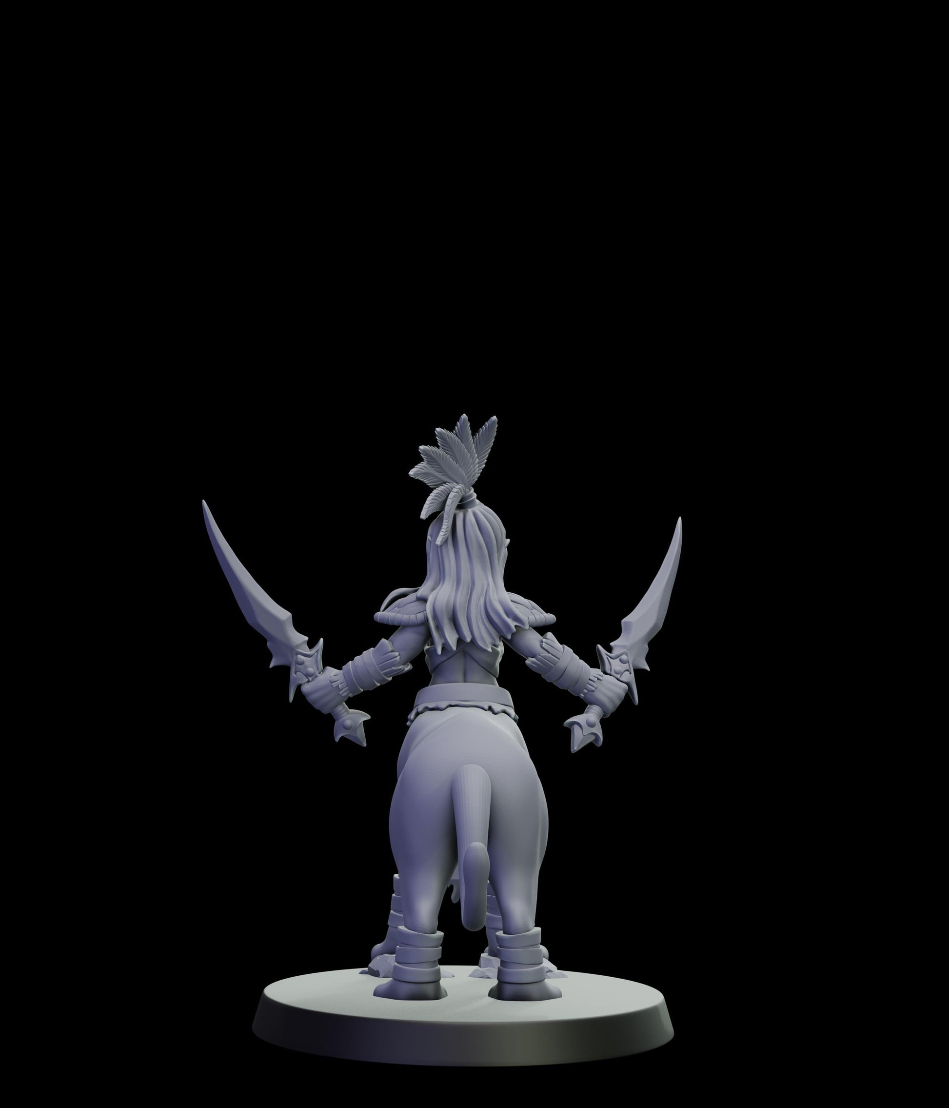 DOR Lamiah Warlock Miniature (6 Variations) - 28mm / 32mm / 36mm - Cosmondo - Unpainted Resin Printed Figure for TTRPGs and Wargaming