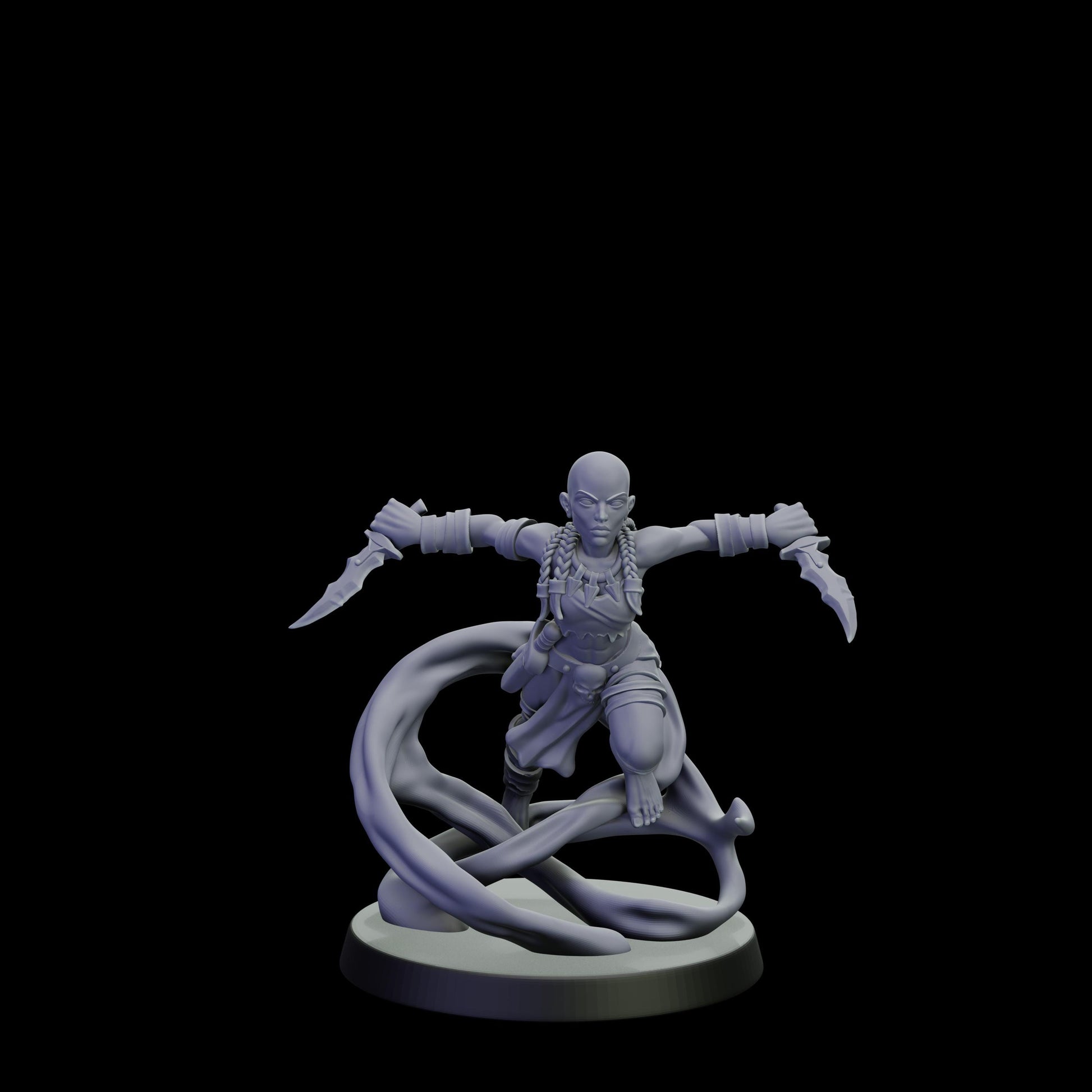 DOR Shadowblood Miniature (6 Variations) - 28mm / 32mm / 36mm - Cosmondo - Unpainted Resin Printed Figure for TTRPGs and Wargaming