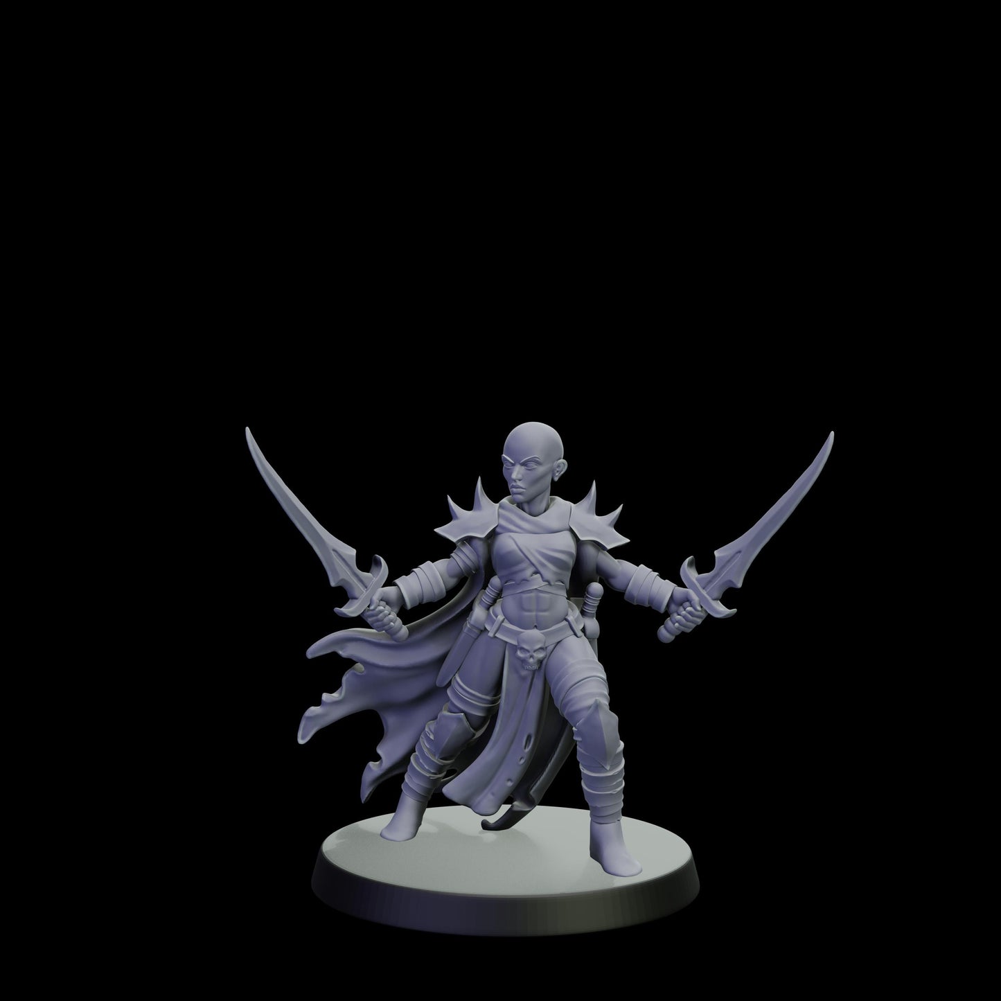 DOR Shadowblood Miniature (6 Variations) - 28mm / 32mm / 36mm - Cosmondo - Unpainted Resin Printed Figure for TTRPGs and Wargaming